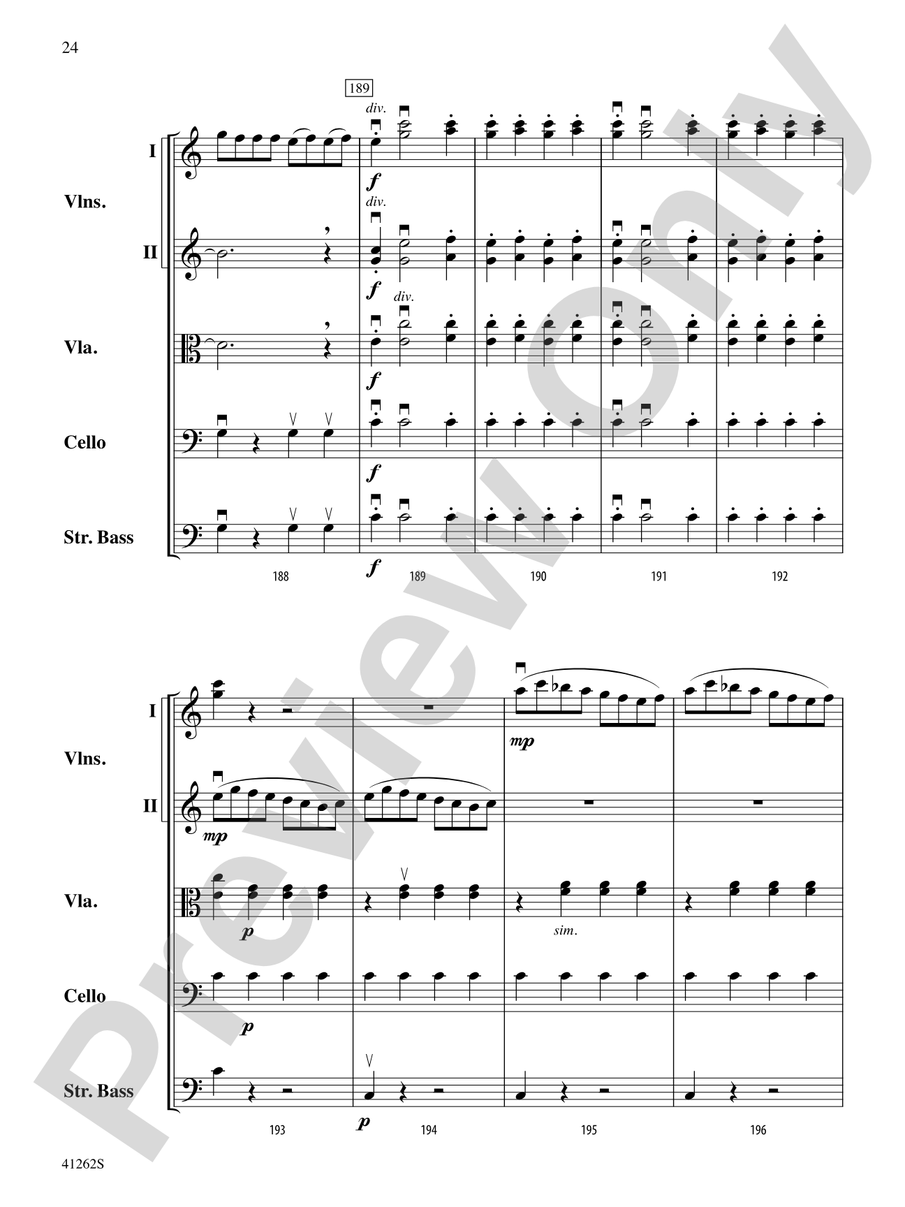 Cosi Fan Tutte: String Orchestra Conductor Score & Parts