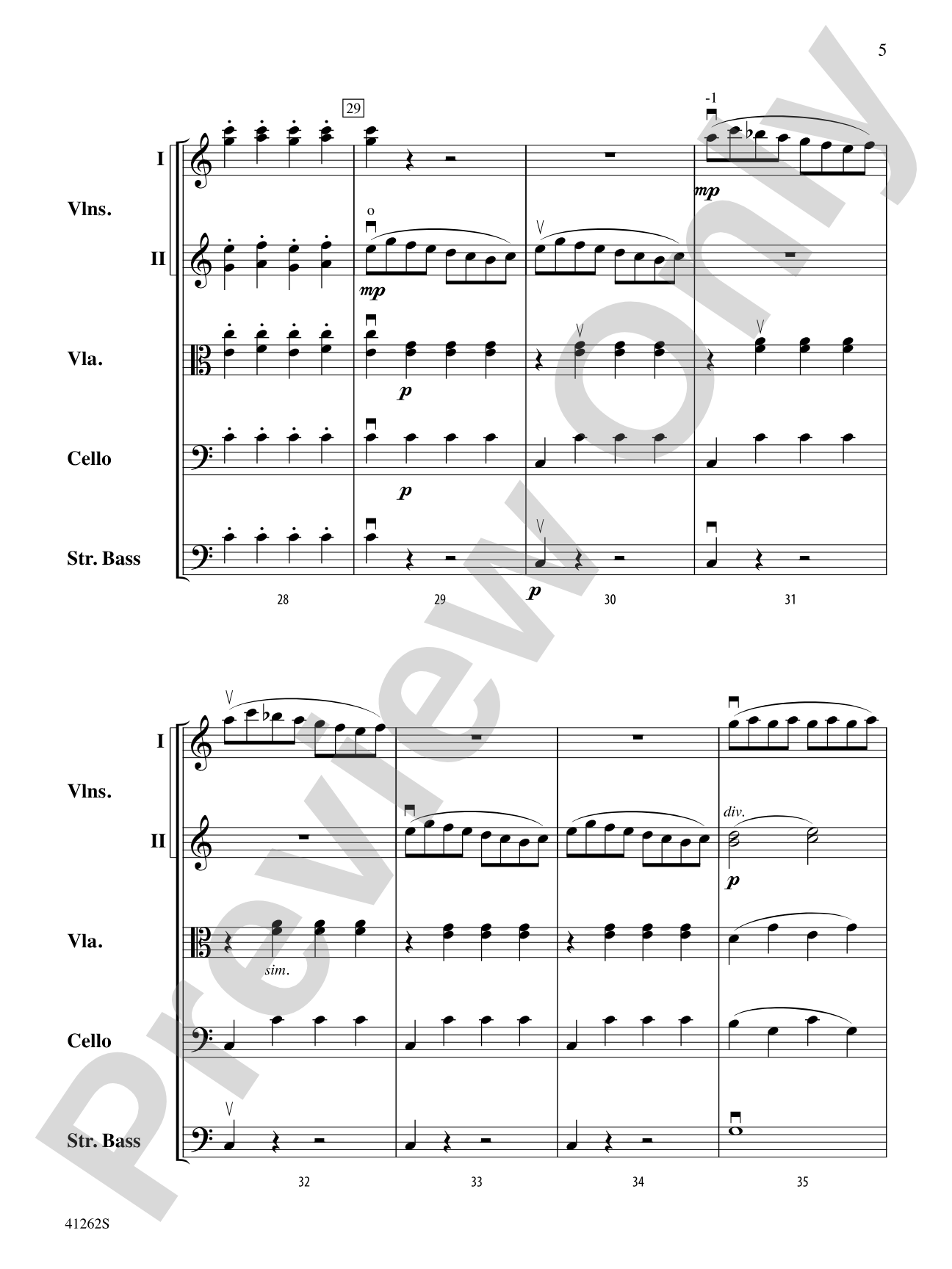 Cosi Fan Tutte: String Orchestra Conductor Score & Parts