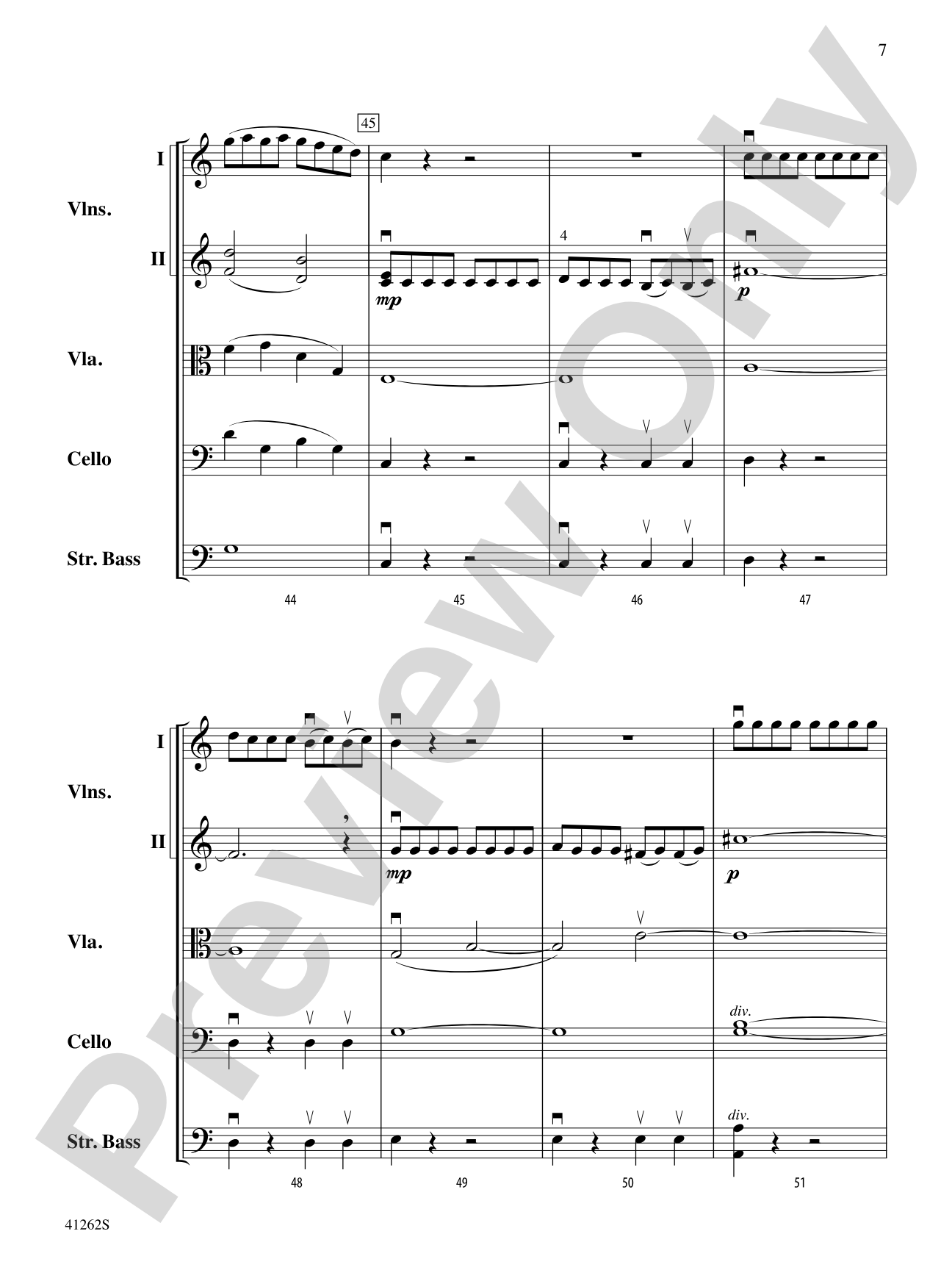 Cosi Fan Tutte: String Orchestra Conductor Score & Parts