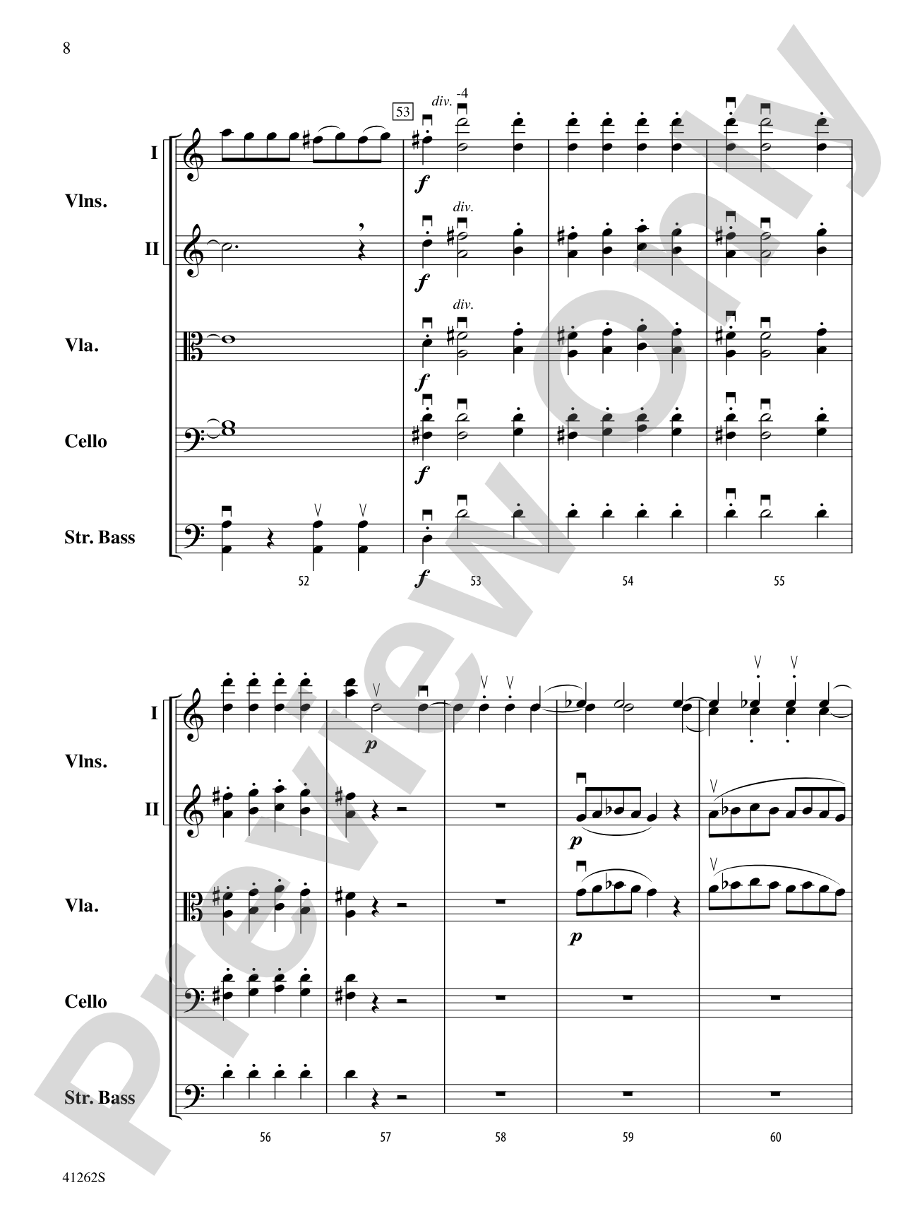 Cosi Fan Tutte: String Orchestra Conductor Score & Parts