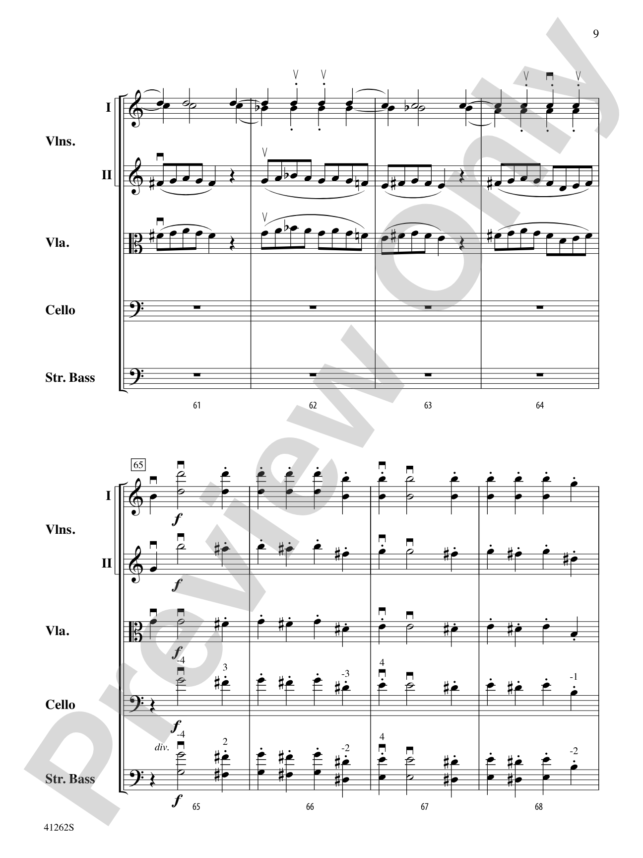 Cosi Fan Tutte: String Orchestra Conductor Score & Parts