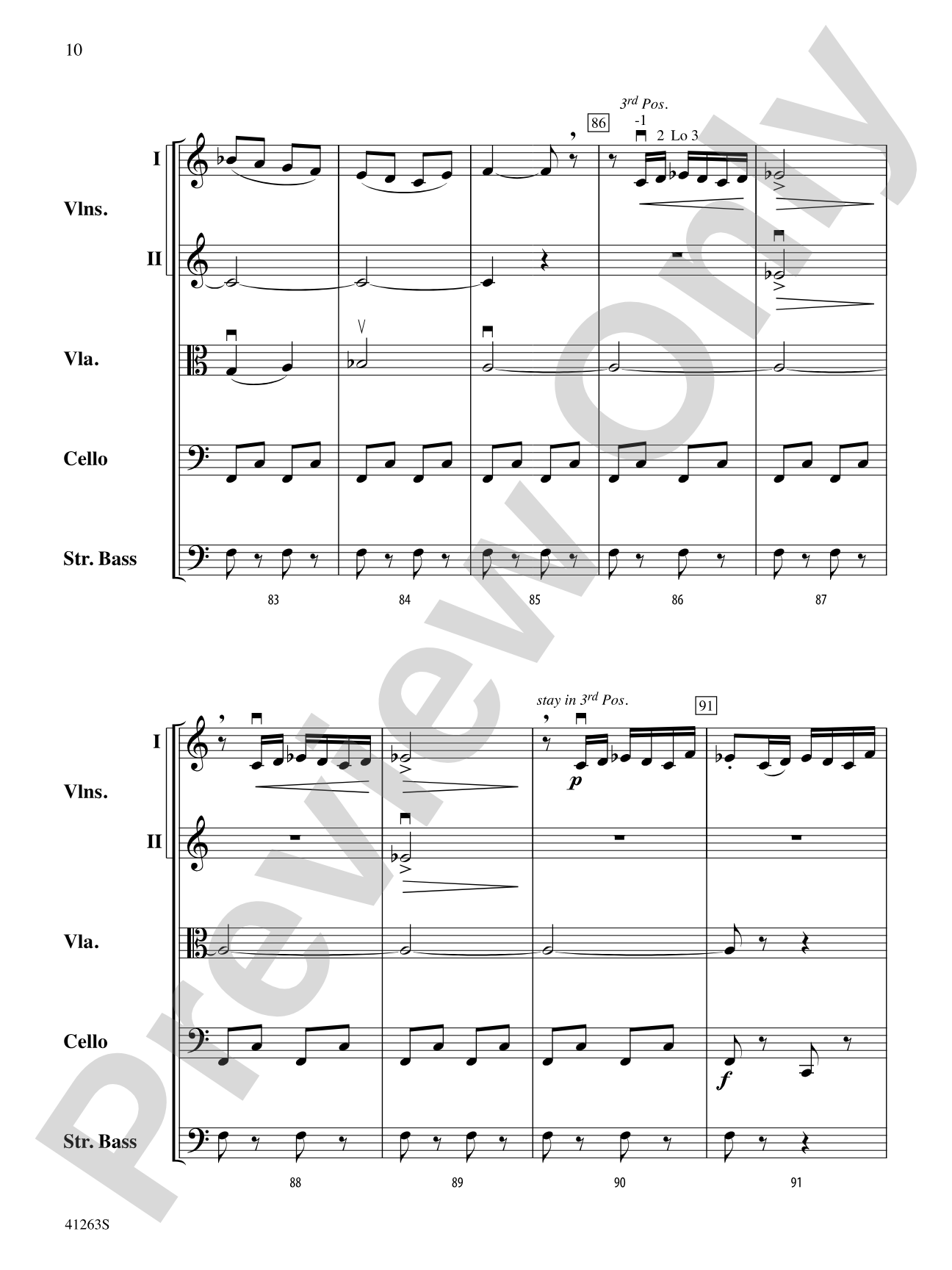 Dance of the Tumblers (from the Opera Snow Maiden): String Orchestra Conductor Score & Parts