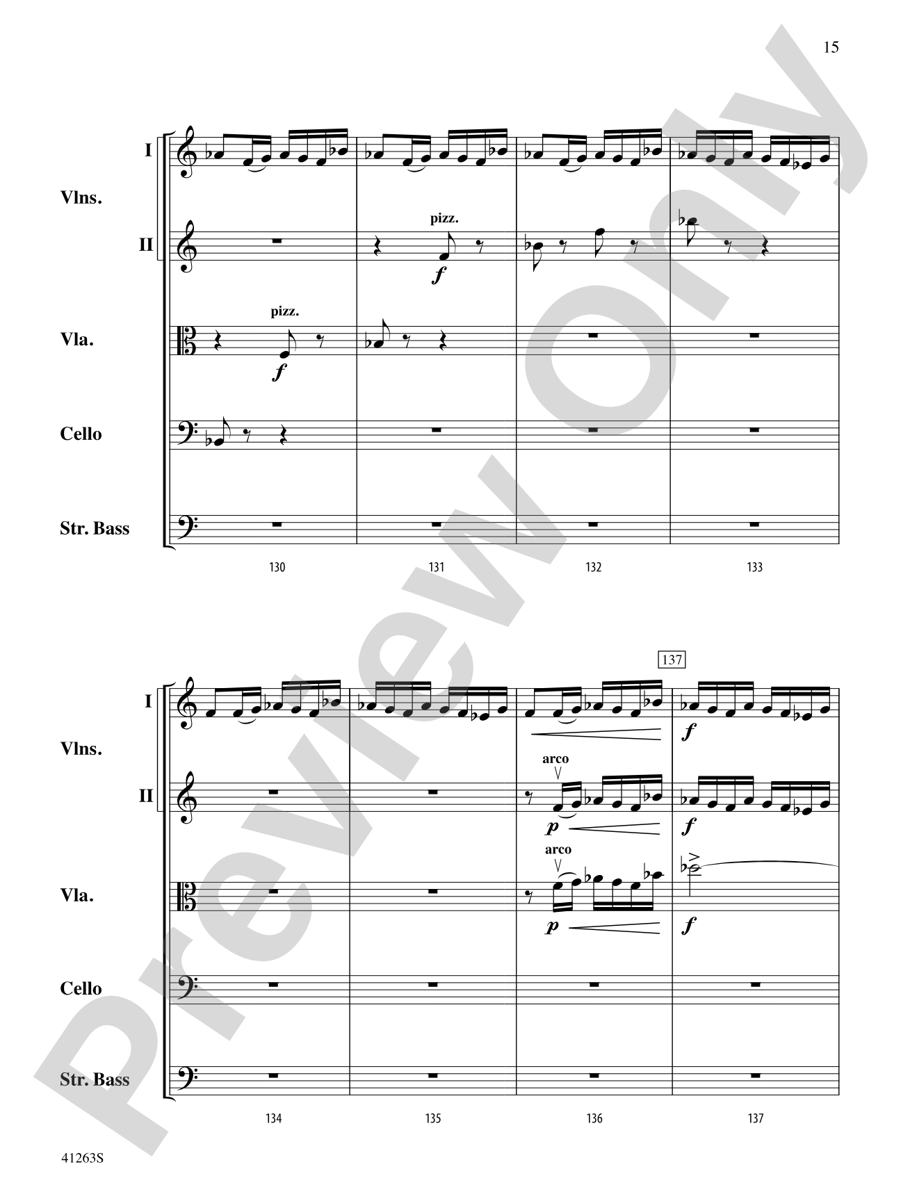 Dance of the Tumblers (from the Opera Snow Maiden): String Orchestra Conductor Score & Parts
