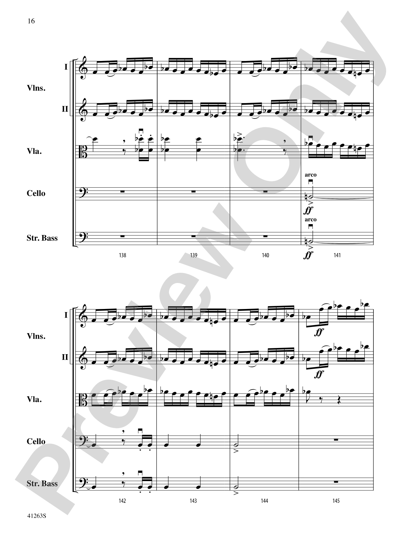 Dance of the Tumblers (from the Opera Snow Maiden): String Orchestra Conductor Score & Parts