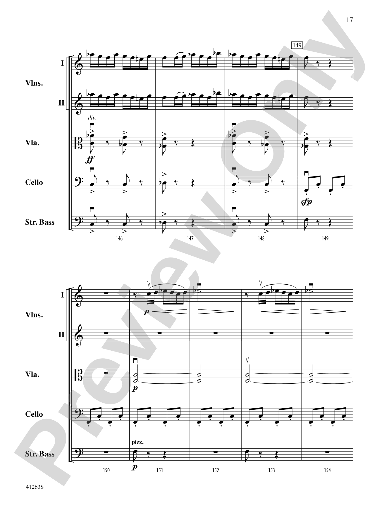 Dance of the Tumblers (from the Opera Snow Maiden): String Orchestra Conductor Score & Parts