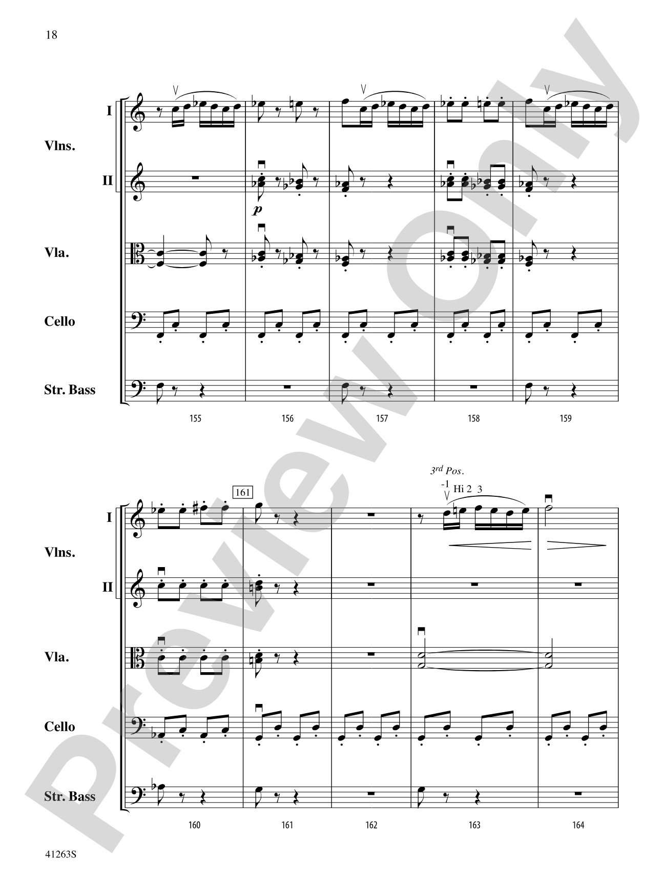 Dance of the Tumblers (from the Opera Snow Maiden): String Orchestra Conductor Score & Parts