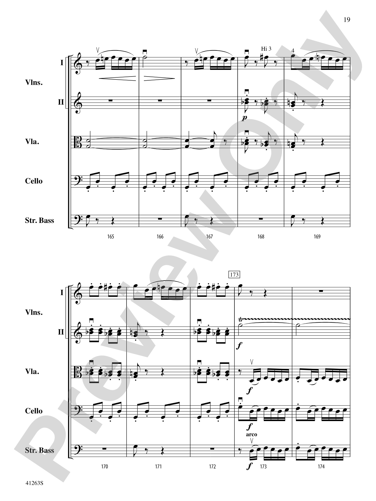 Dance of the Tumblers (from the Opera Snow Maiden): String Orchestra Conductor Score & Parts