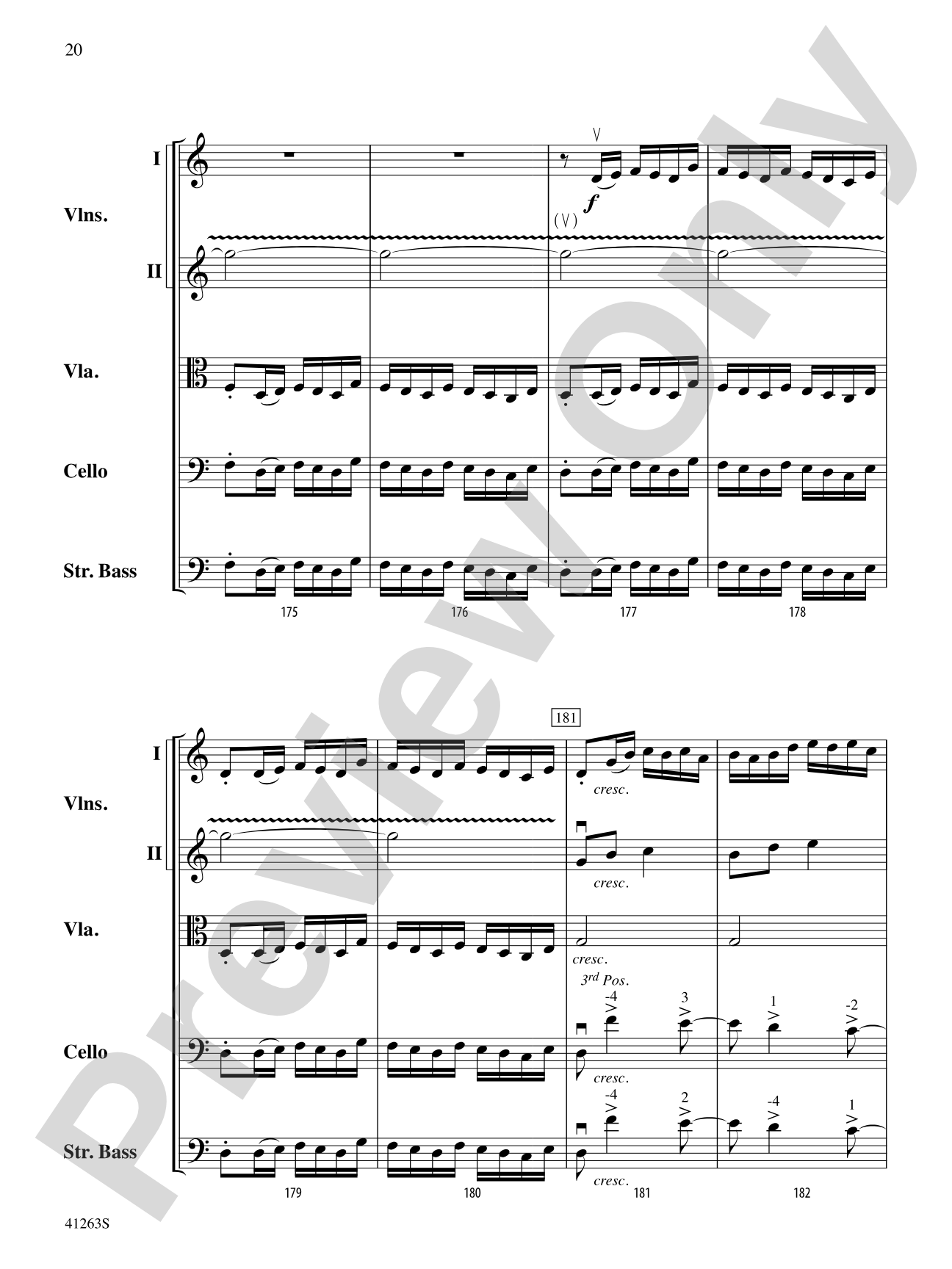 Dance of the Tumblers (from the Opera Snow Maiden): String Orchestra Conductor Score & Parts