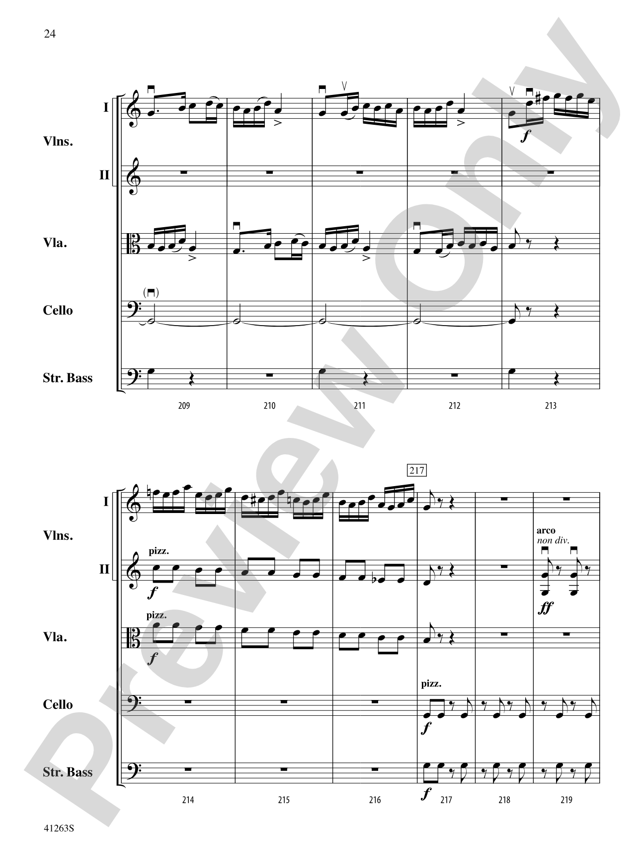 Dance of the Tumblers (from the Opera Snow Maiden): String Orchestra Conductor Score & Parts