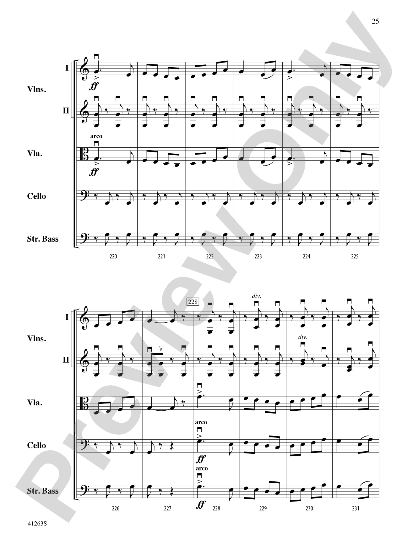 Dance of the Tumblers (from the Opera Snow Maiden): String Orchestra Conductor Score & Parts