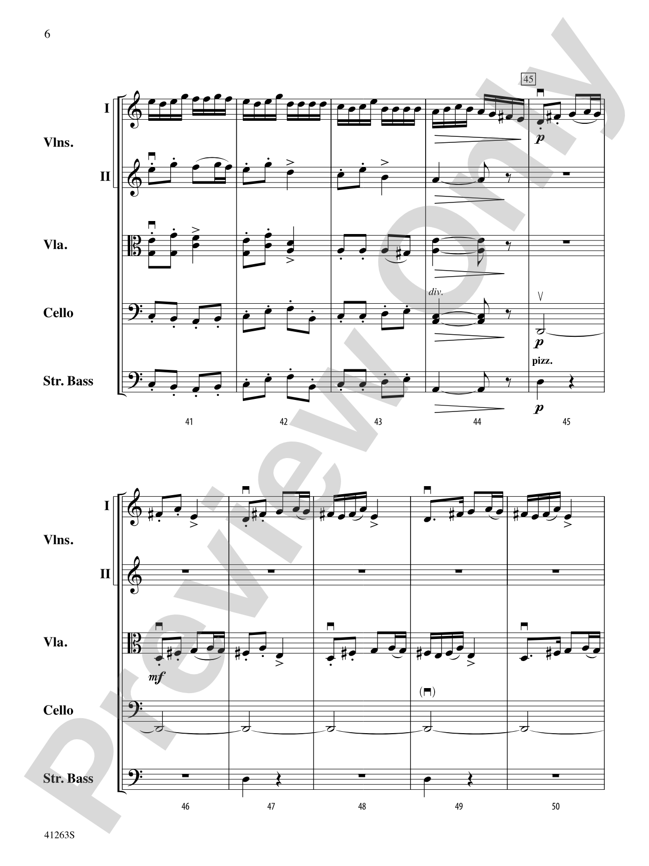 Dance of the Tumblers (from the Opera Snow Maiden): String Orchestra Conductor Score & Parts