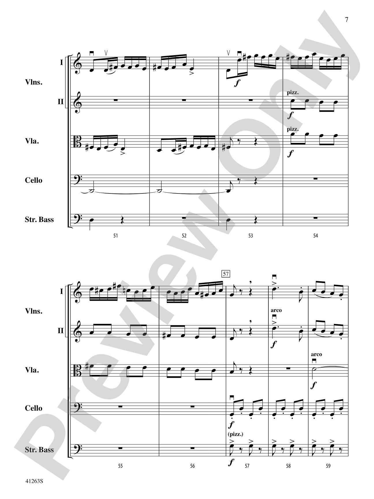 Dance of the Tumblers (from the Opera Snow Maiden): String Orchestra Conductor Score & Parts