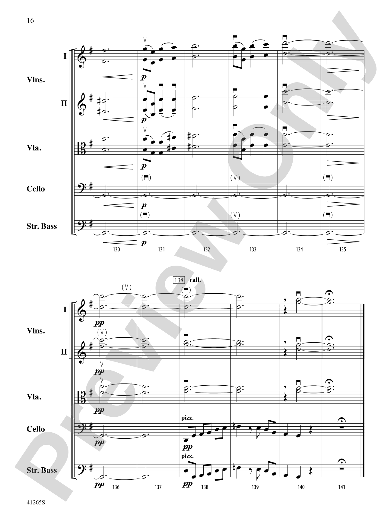 Country Song: String Orchestra Conductor Score & Parts