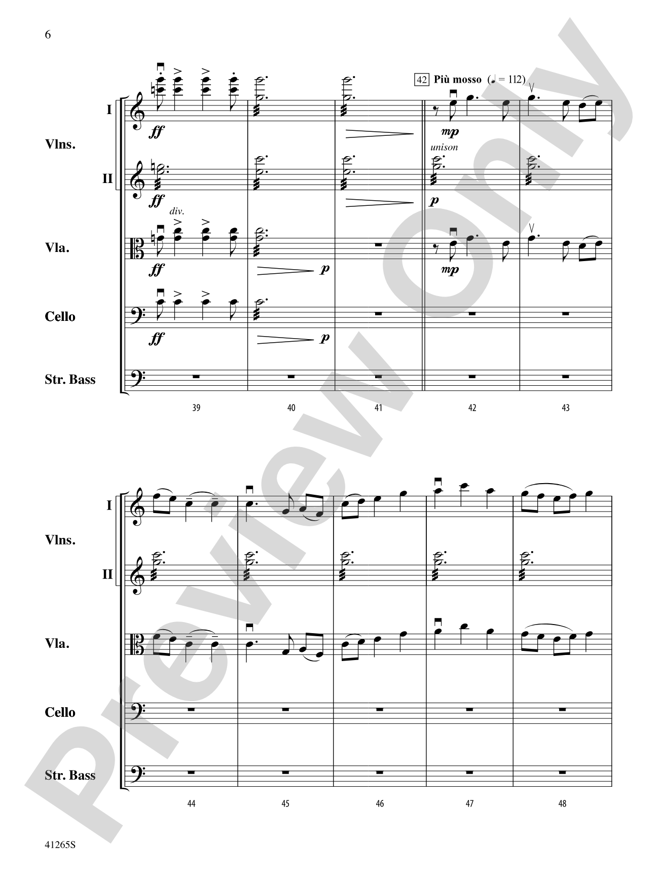 Country Song: String Orchestra Conductor Score & Parts