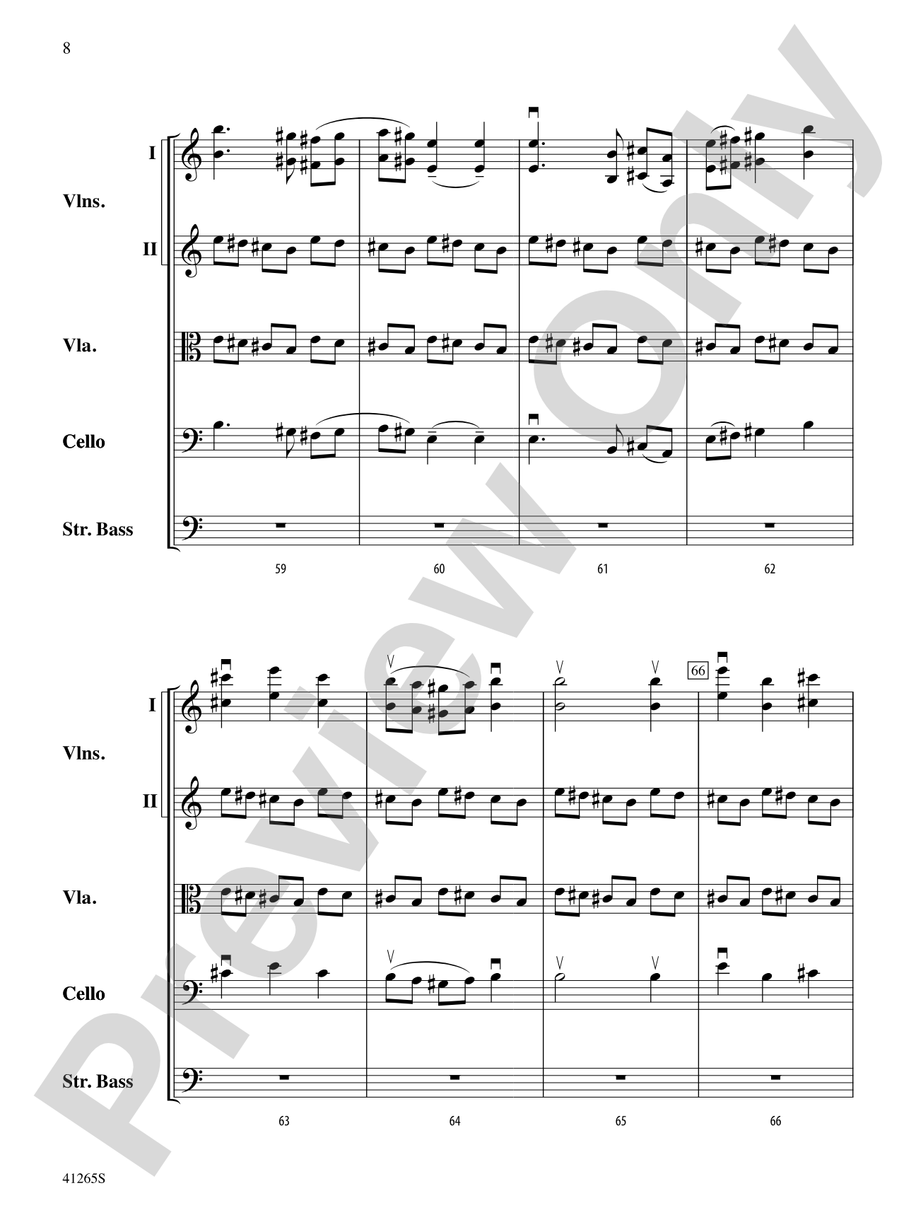 Country Song: String Orchestra Conductor Score & Parts