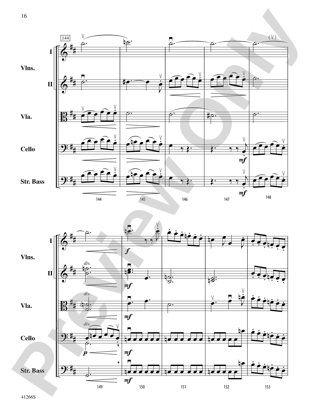 Adagio and Presto: String Orchestra Conductor Score & Parts