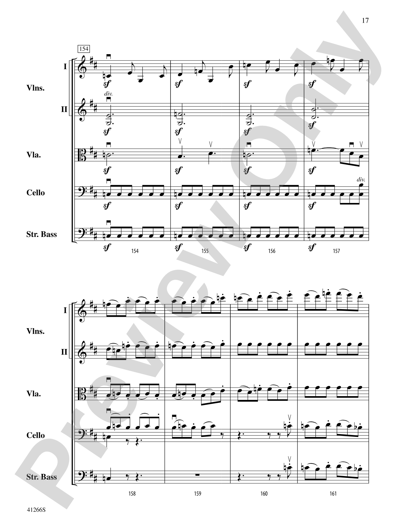 Adagio and Presto: String Orchestra Conductor Score & Parts