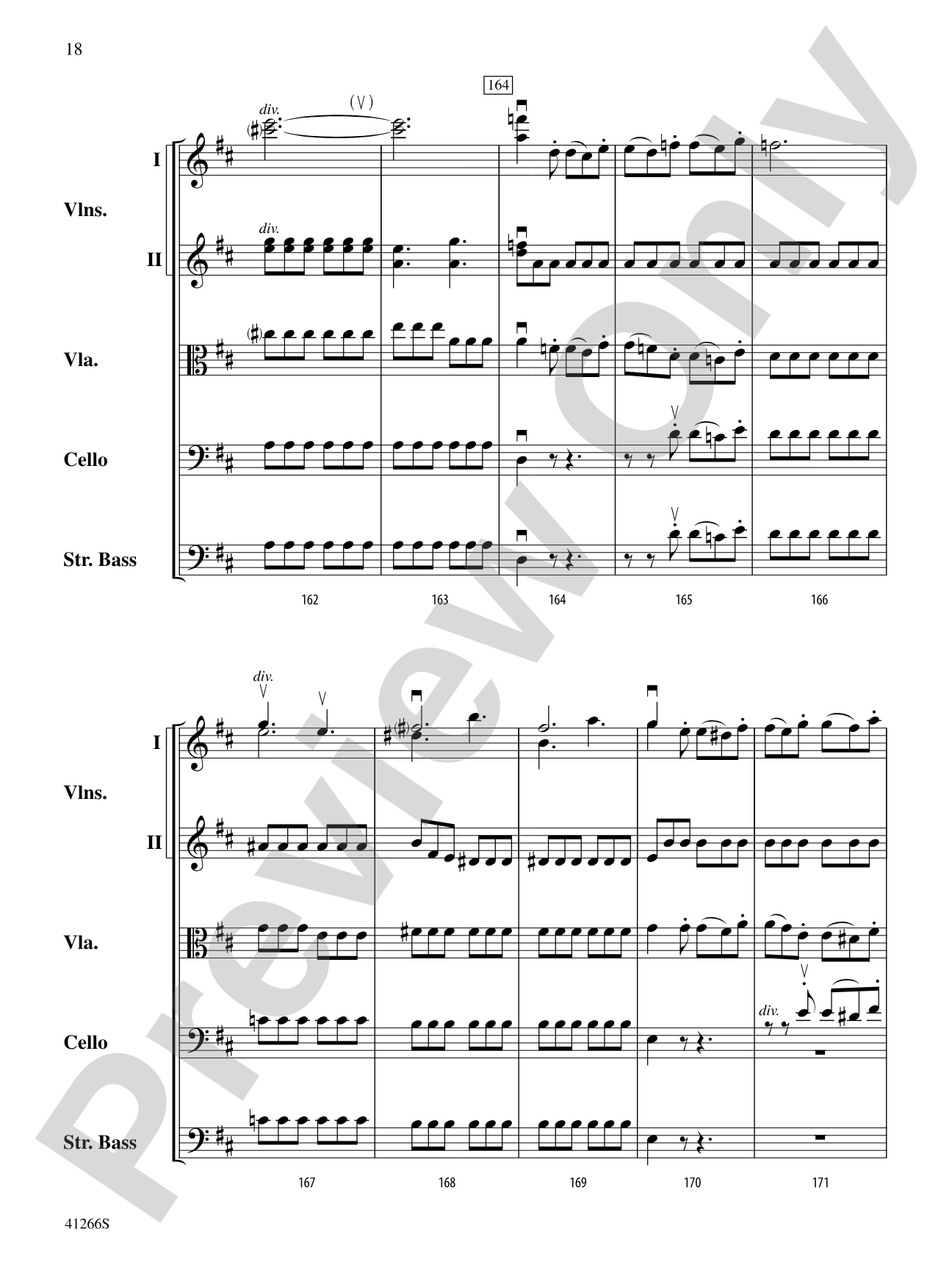 Adagio and Presto: String Orchestra Conductor Score & Parts