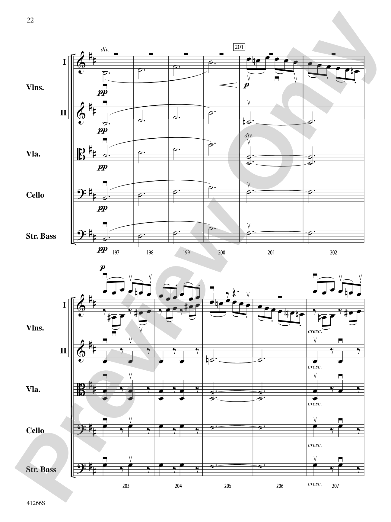 Adagio and Presto: String Orchestra Conductor Score & Parts