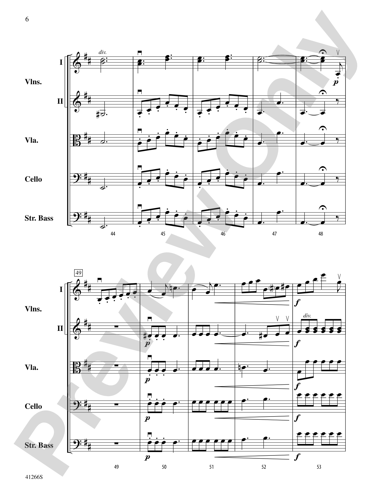 Adagio and Presto: String Orchestra Conductor Score & Parts