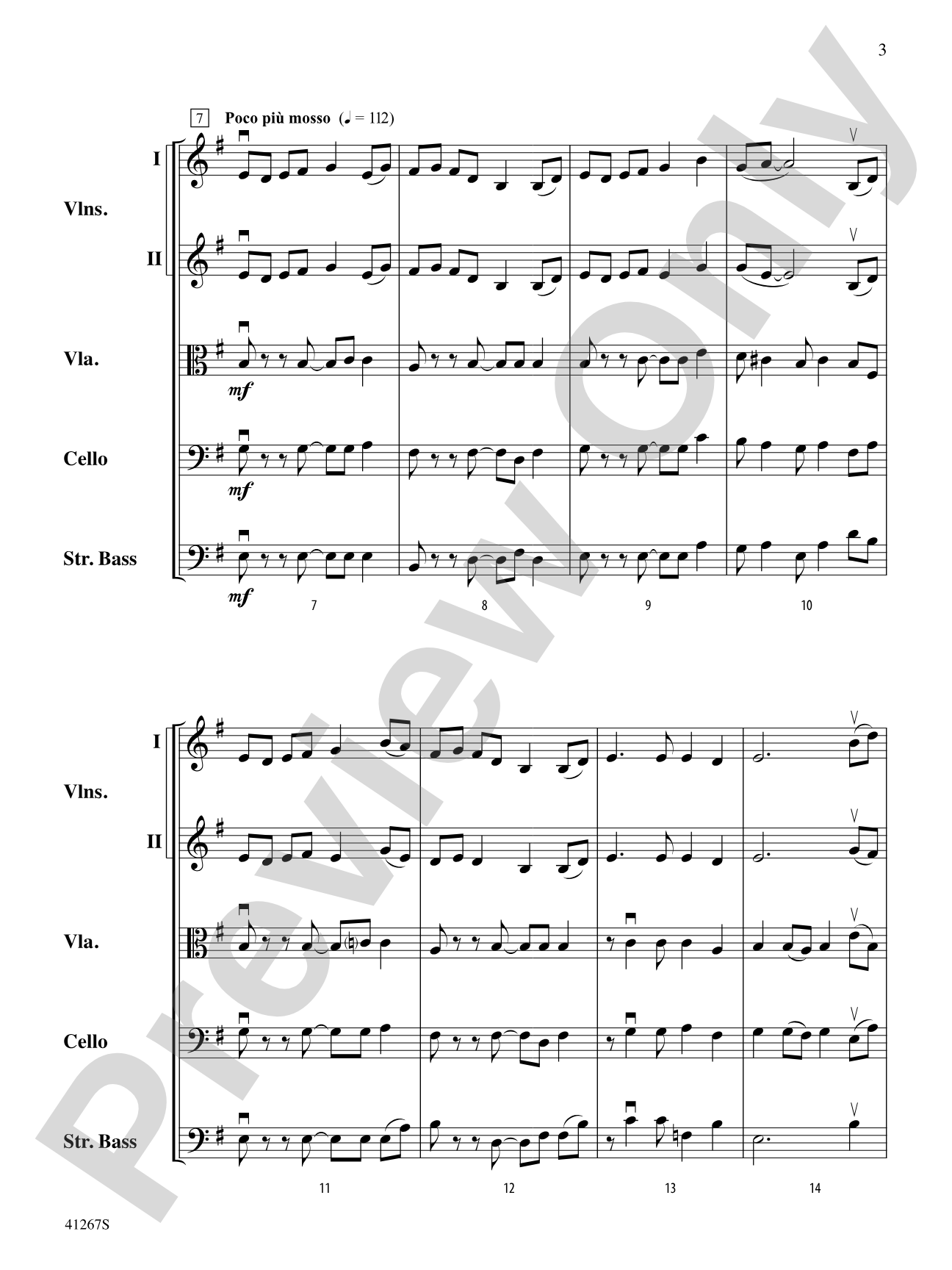 Paean: String Orchestra Conductor Score & Parts