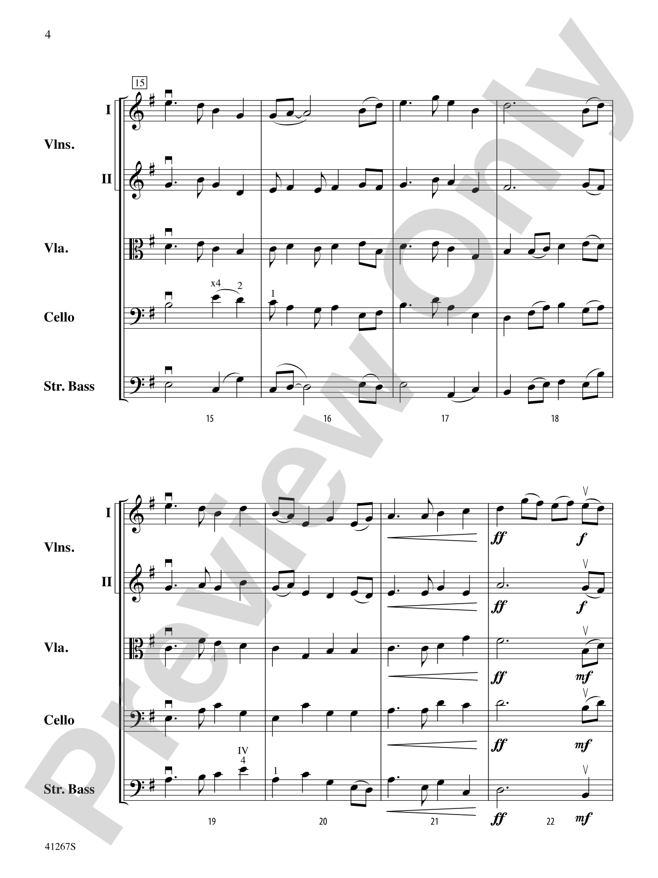 Paean: String Orchestra Conductor Score & Parts