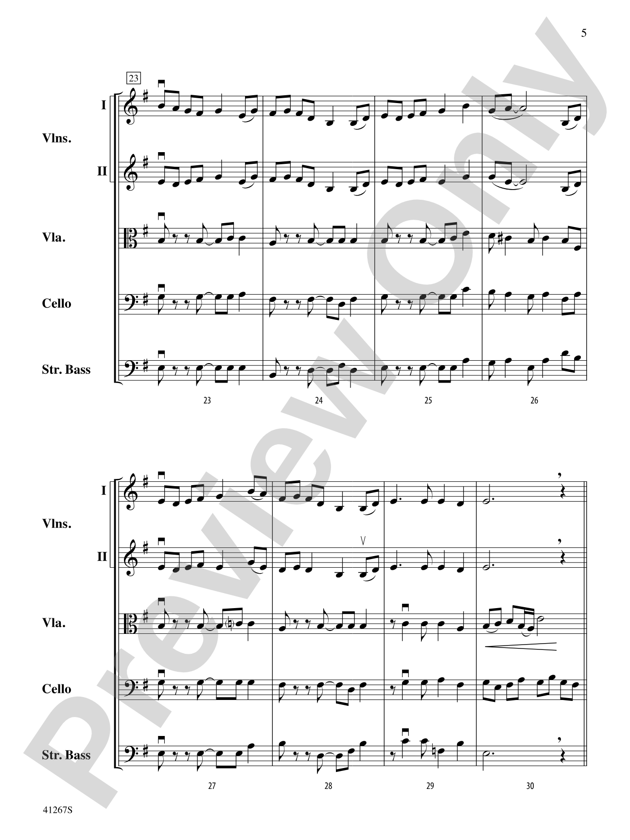 Paean: String Orchestra Conductor Score & Parts
