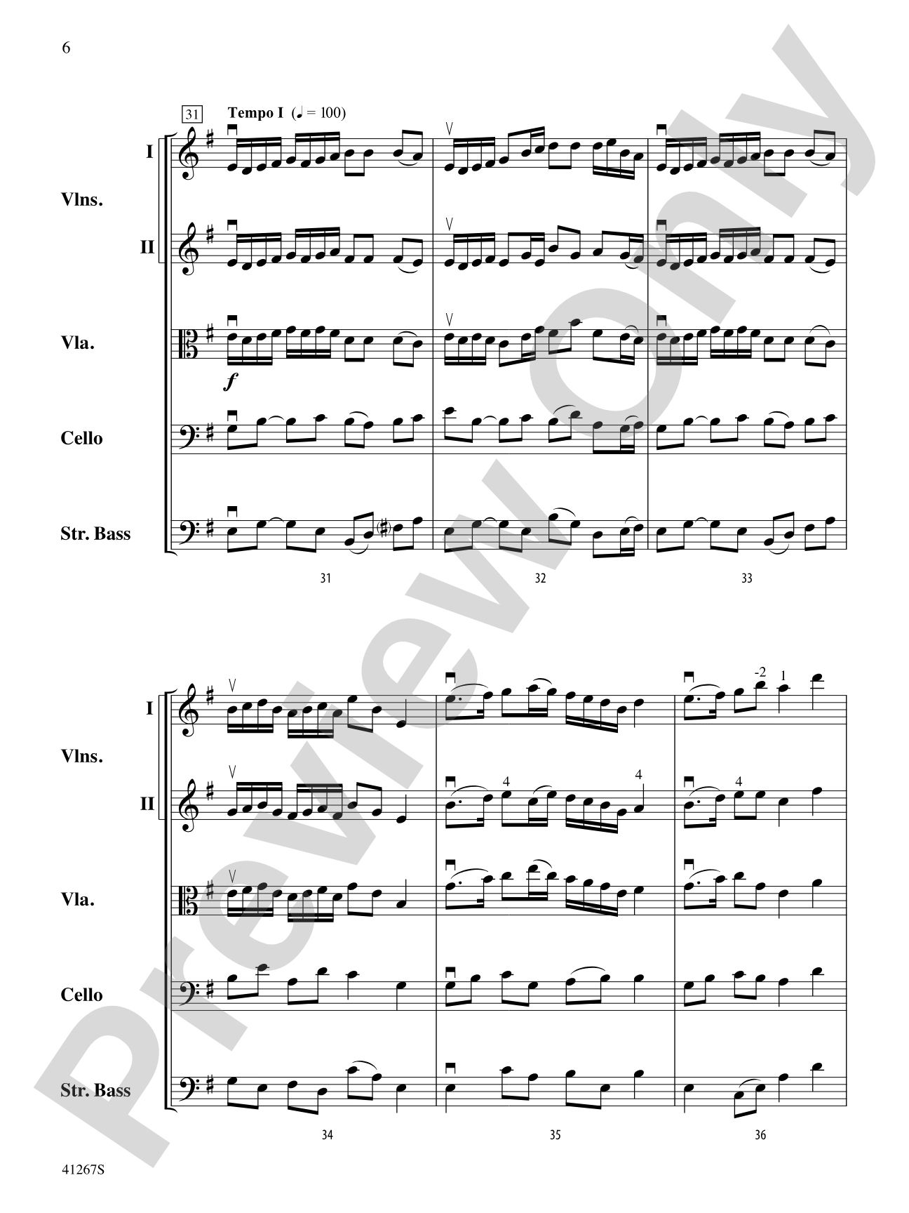Paean: String Orchestra Conductor Score & Parts