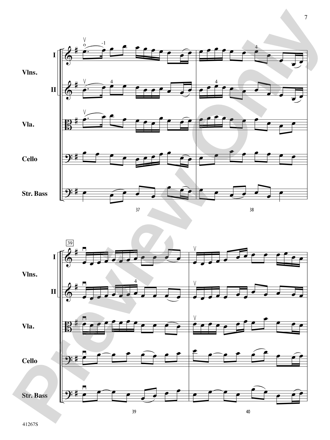 Paean: String Orchestra Conductor Score & Parts