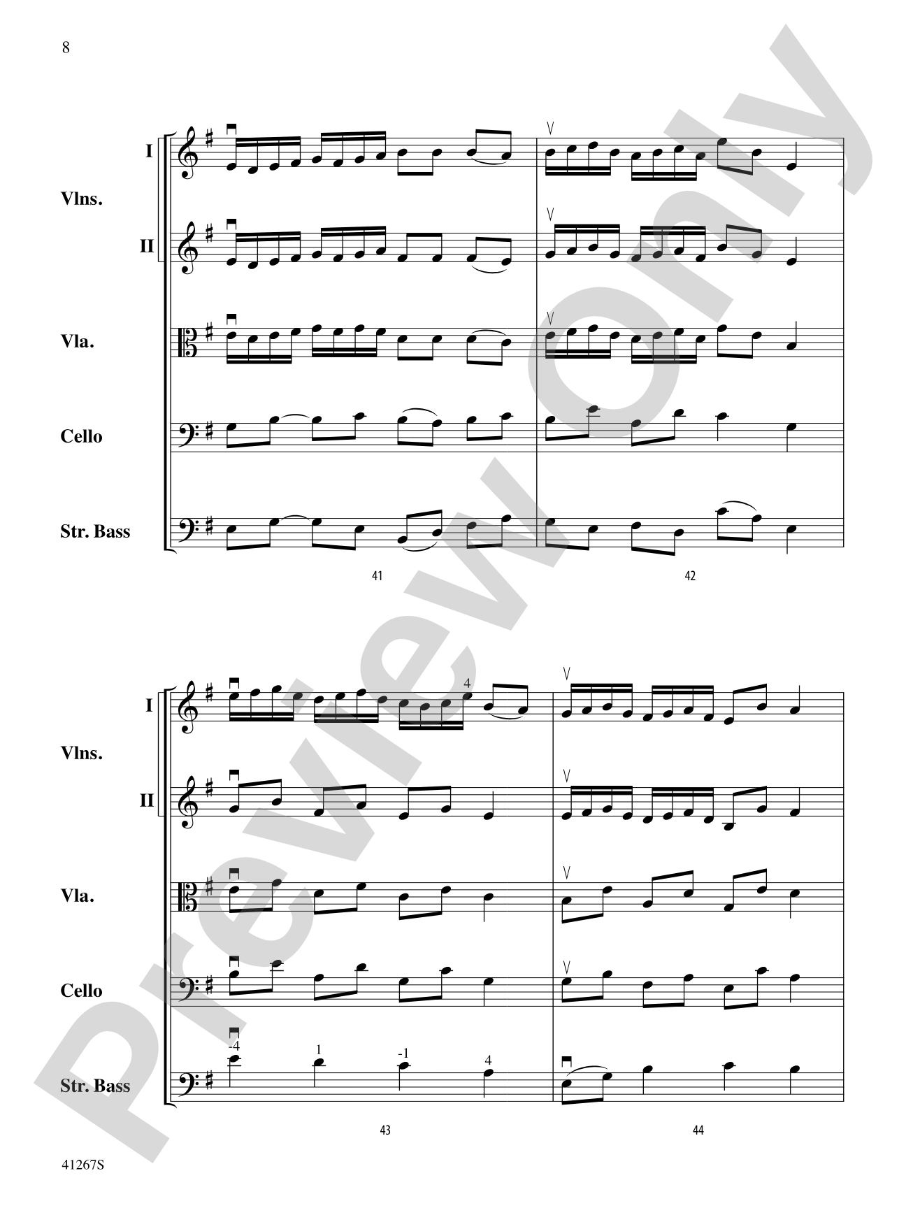 Paean: String Orchestra Conductor Score & Parts