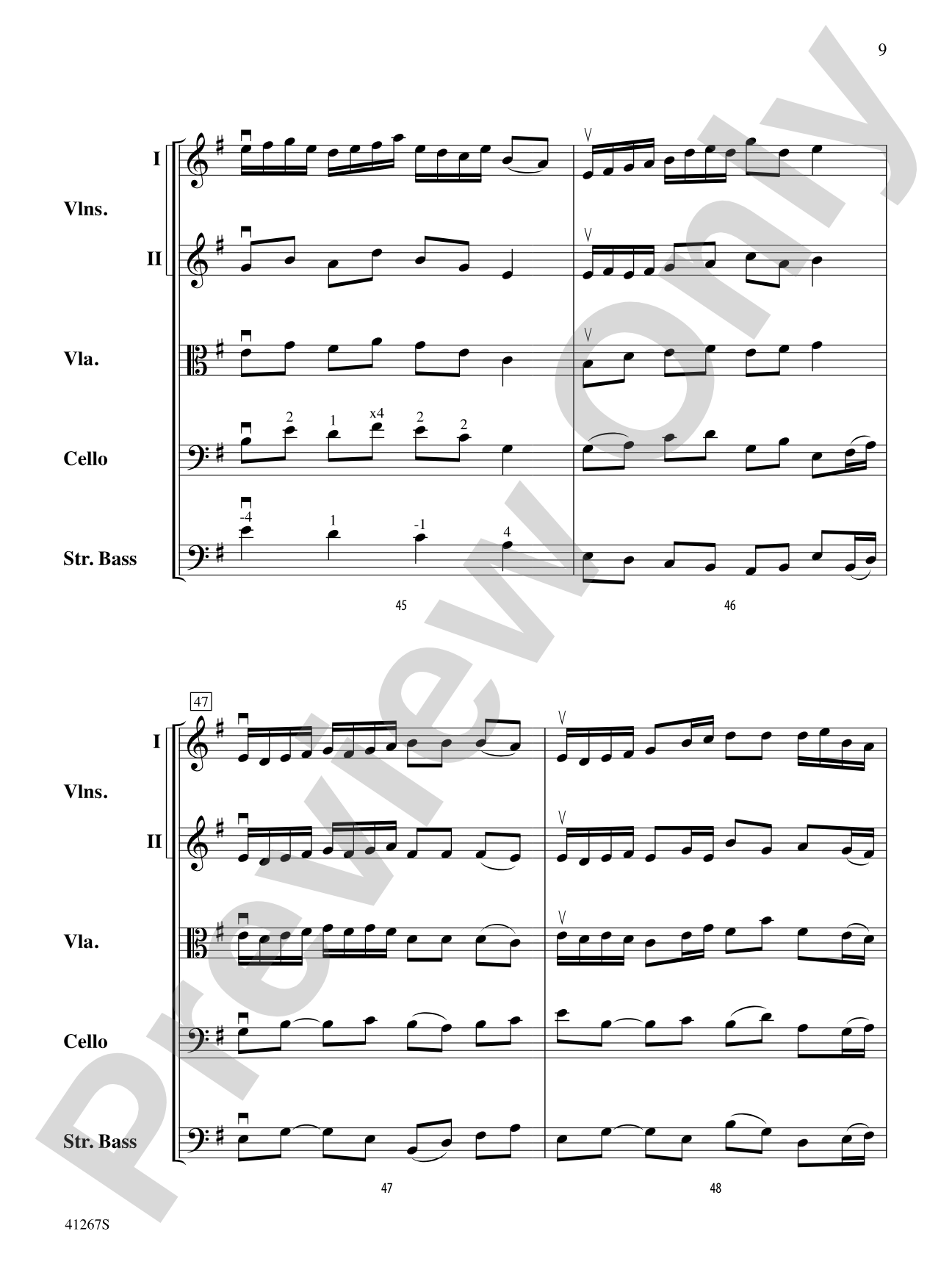 Paean: String Orchestra Conductor Score & Parts