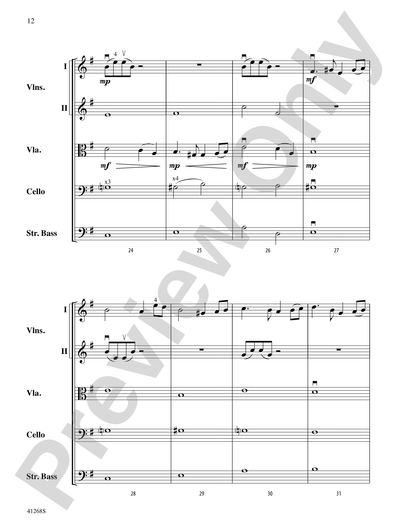 Ancient Legends: String Orchestra Conductor Score & Parts