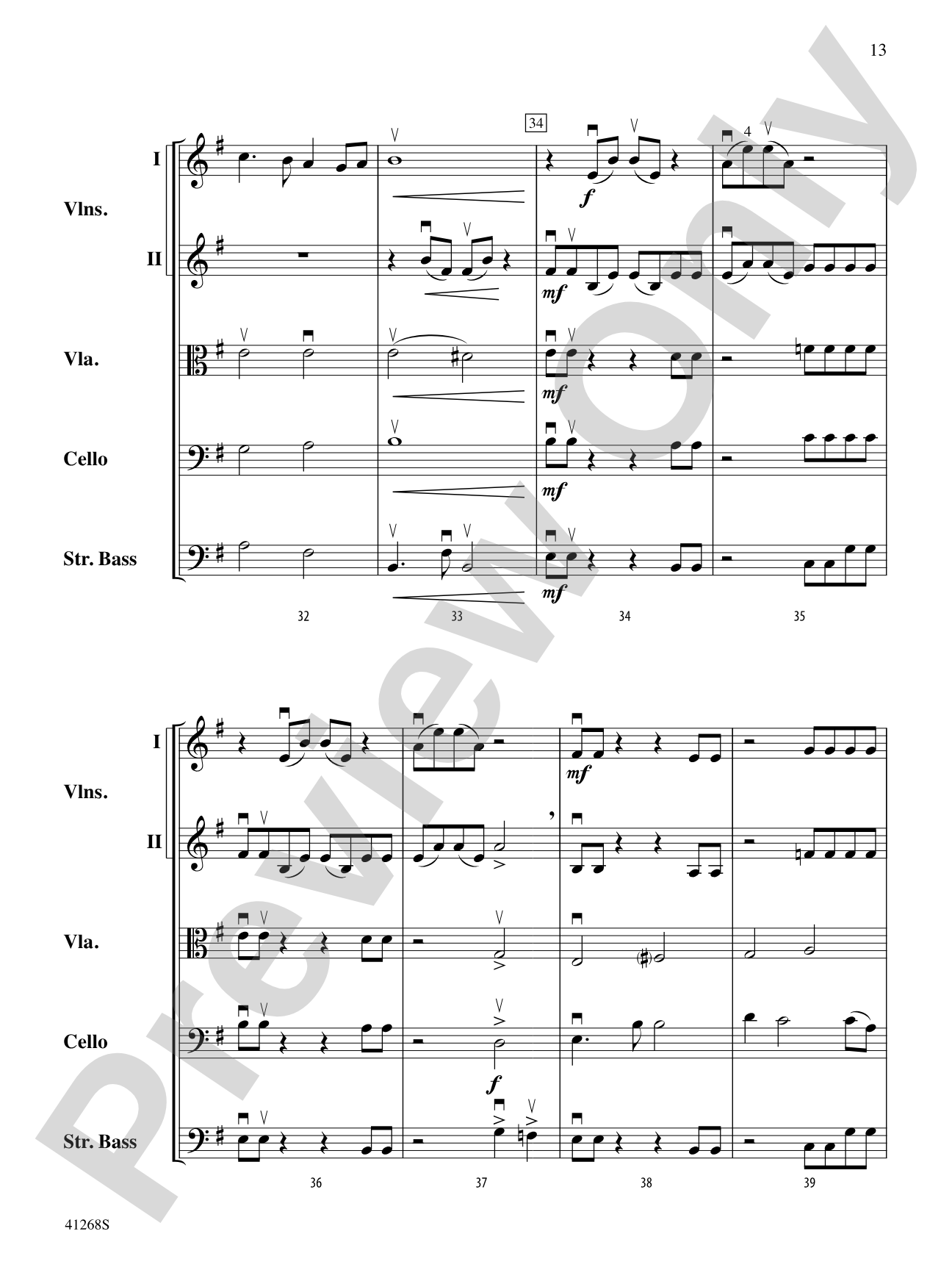 Ancient Legends: String Orchestra Conductor Score & Parts