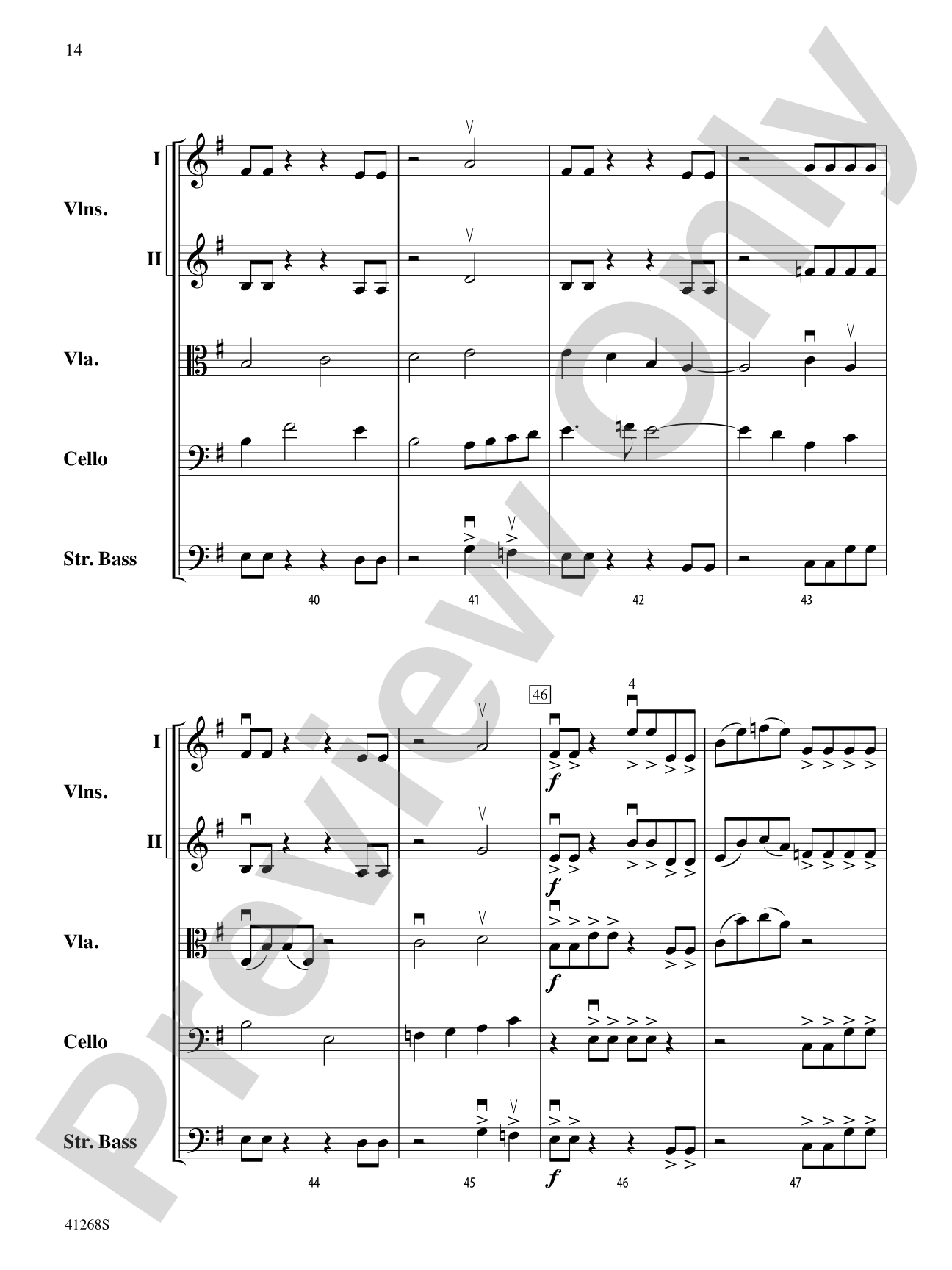 Ancient Legends: String Orchestra Conductor Score & Parts