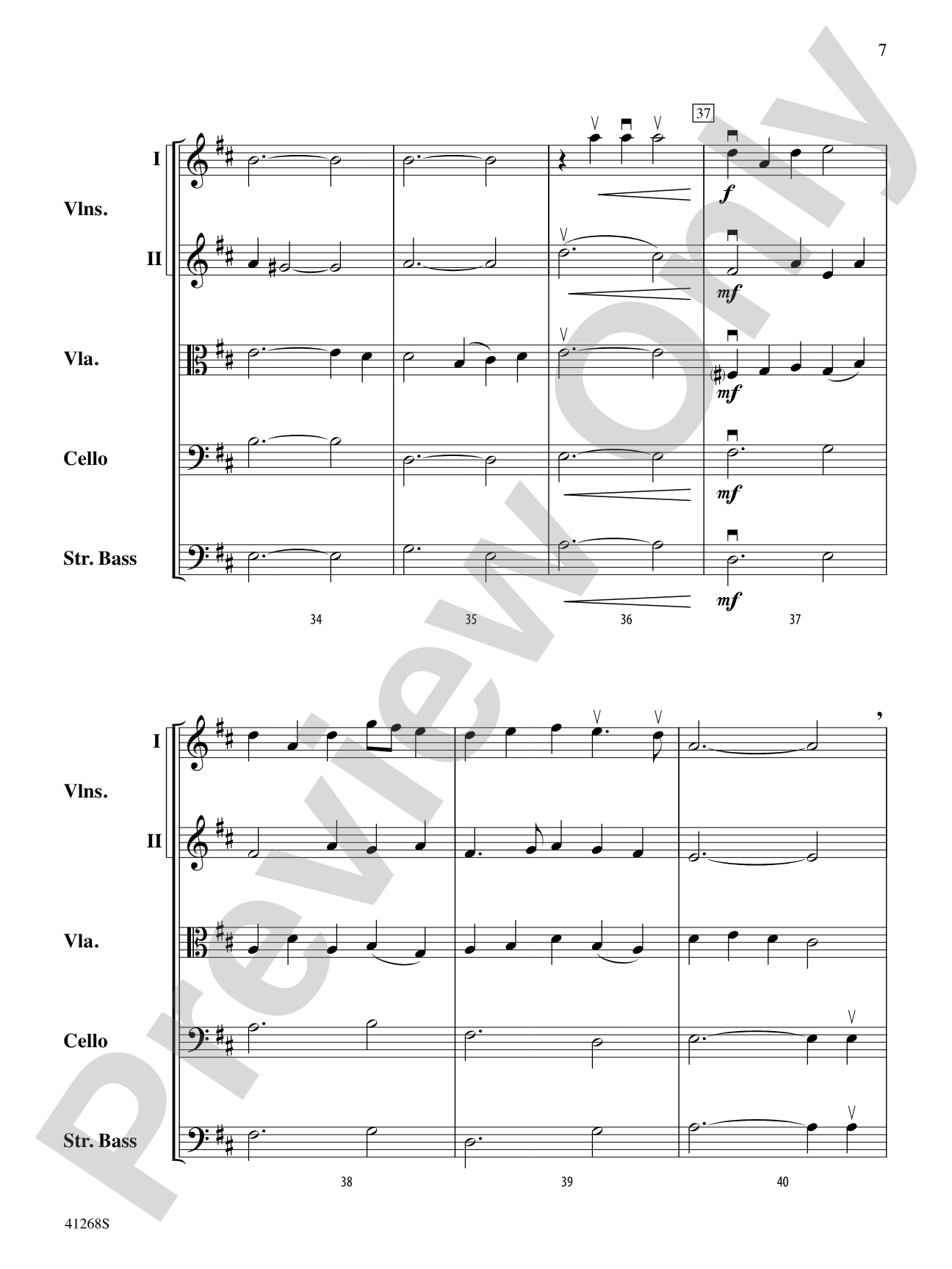 Ancient Legends: String Orchestra Conductor Score & Parts