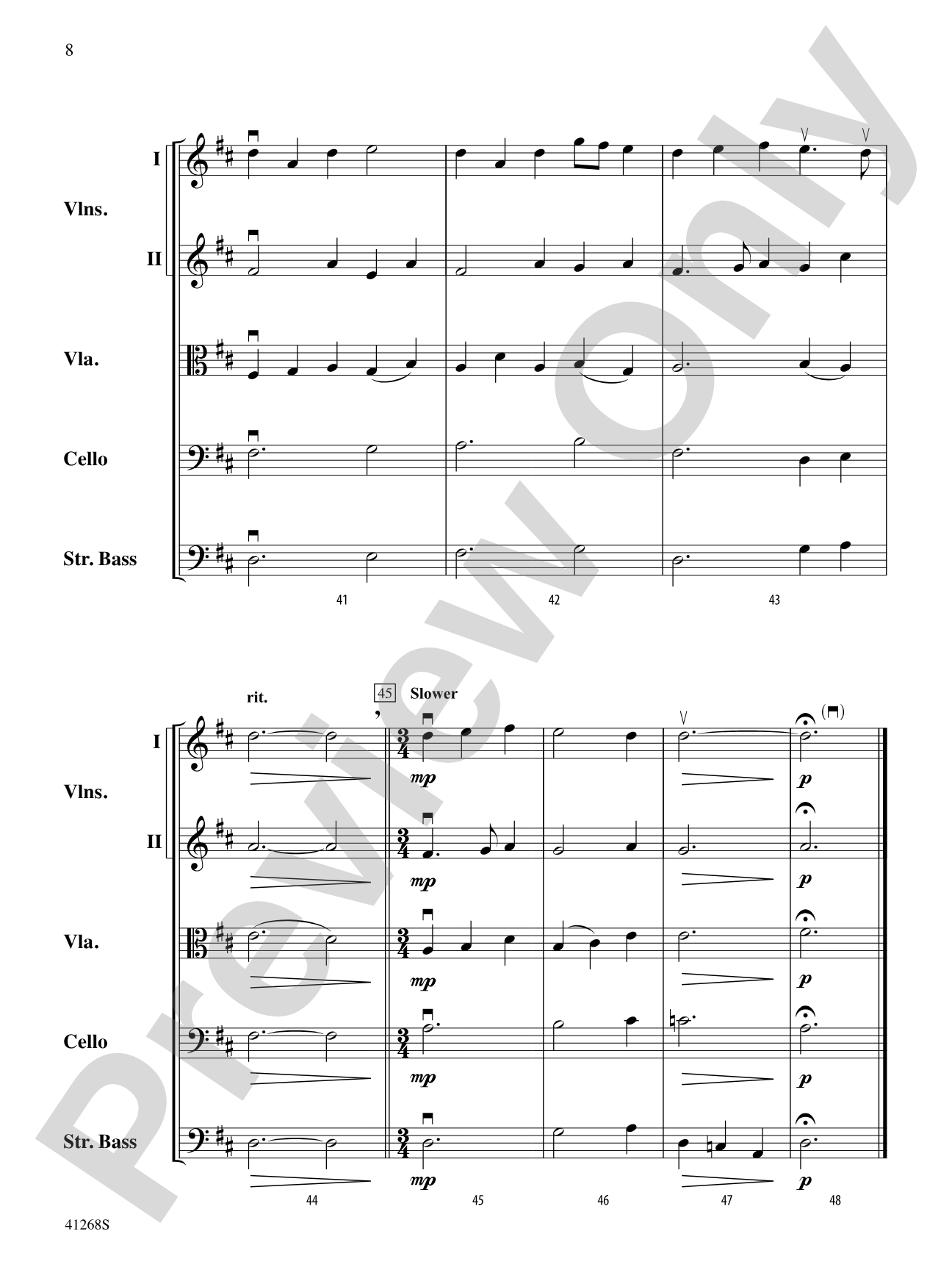 Ancient Legends: String Orchestra Conductor Score & Parts