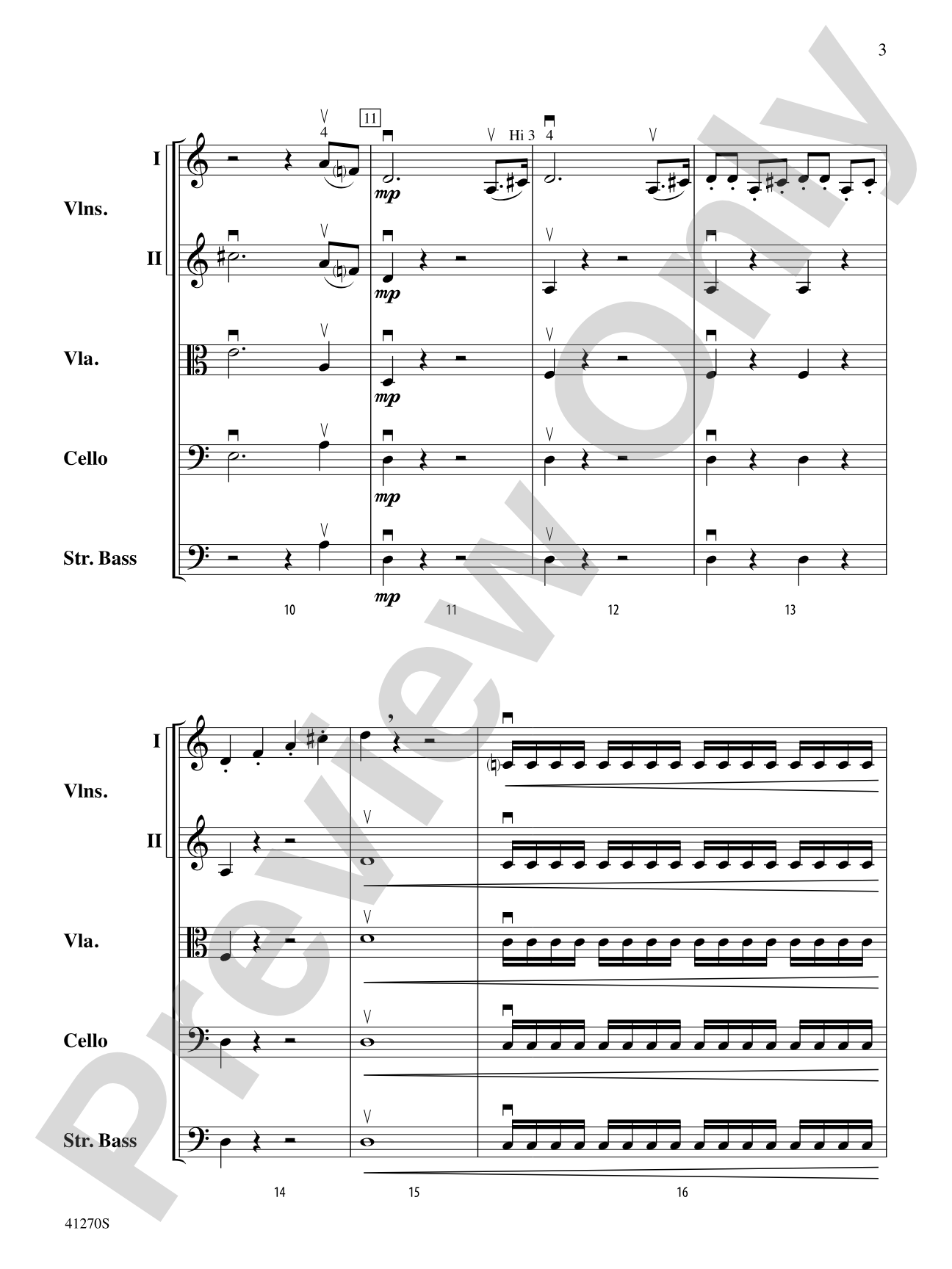 Symphony No. 1: String Orchestra Conductor Score & Parts