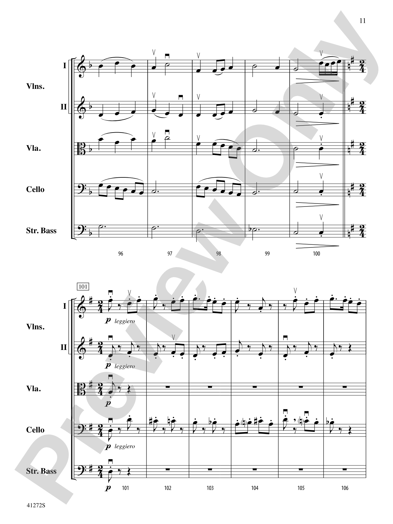 Westridge Overture: String Orchestra Conductor Score & Parts
