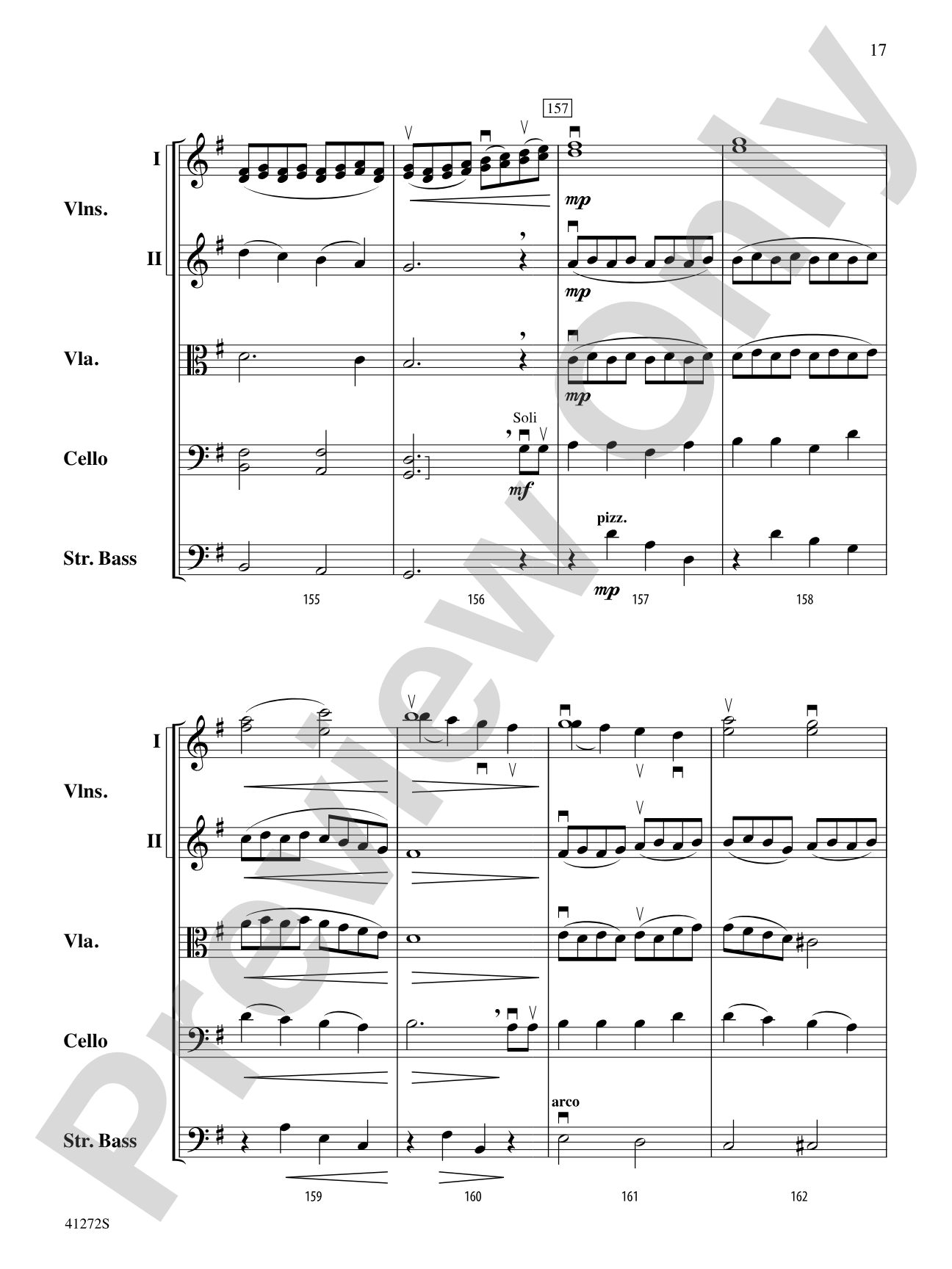 Westridge Overture: String Orchestra Conductor Score & Parts