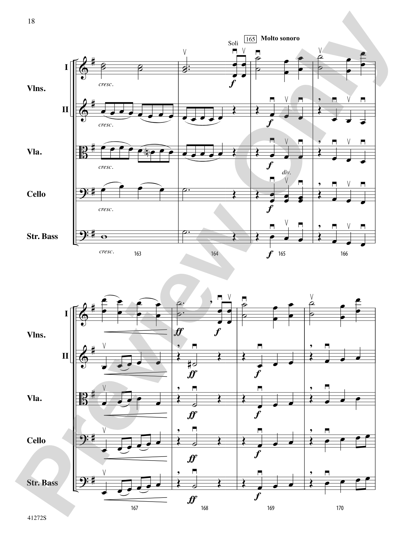 Westridge Overture: String Orchestra Conductor Score & Parts