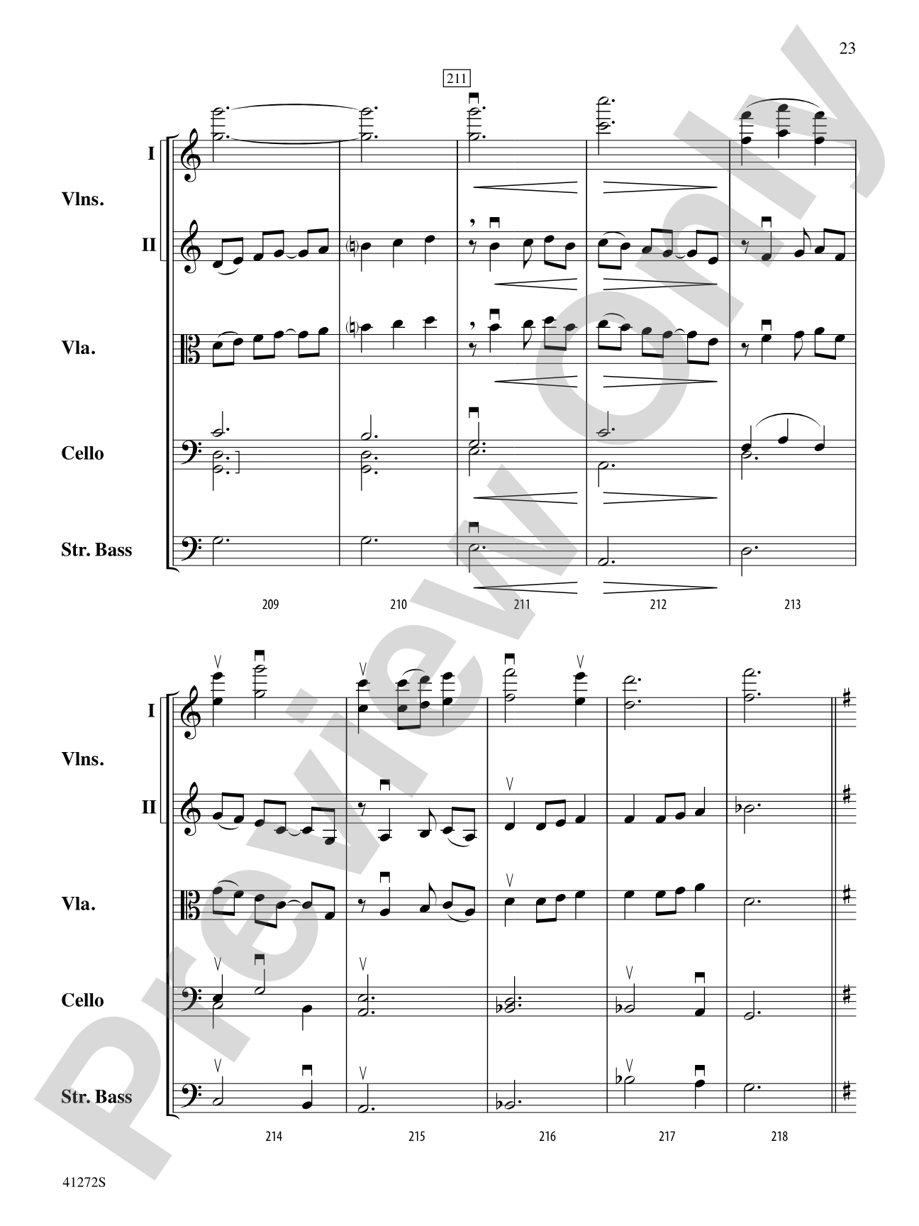 Westridge Overture: String Orchestra Conductor Score & Parts