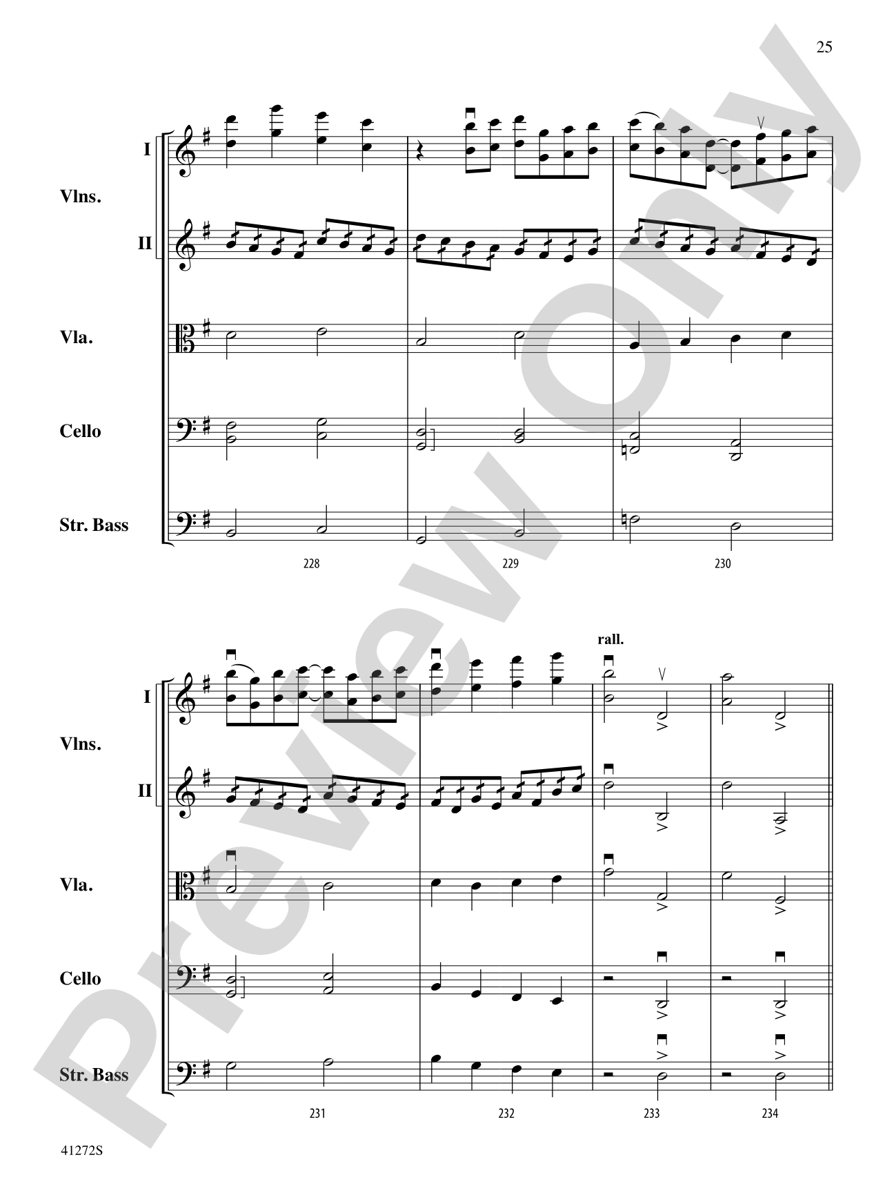 Westridge Overture: String Orchestra Conductor Score & Parts