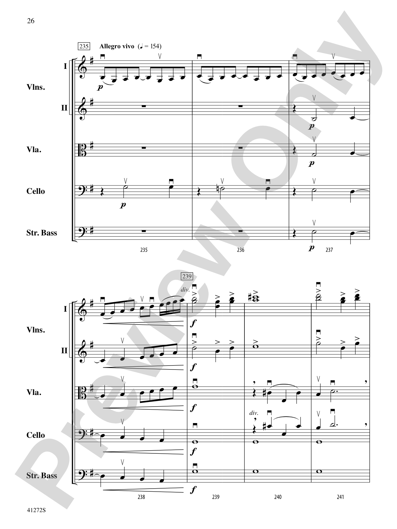 Westridge Overture: String Orchestra Conductor Score & Parts