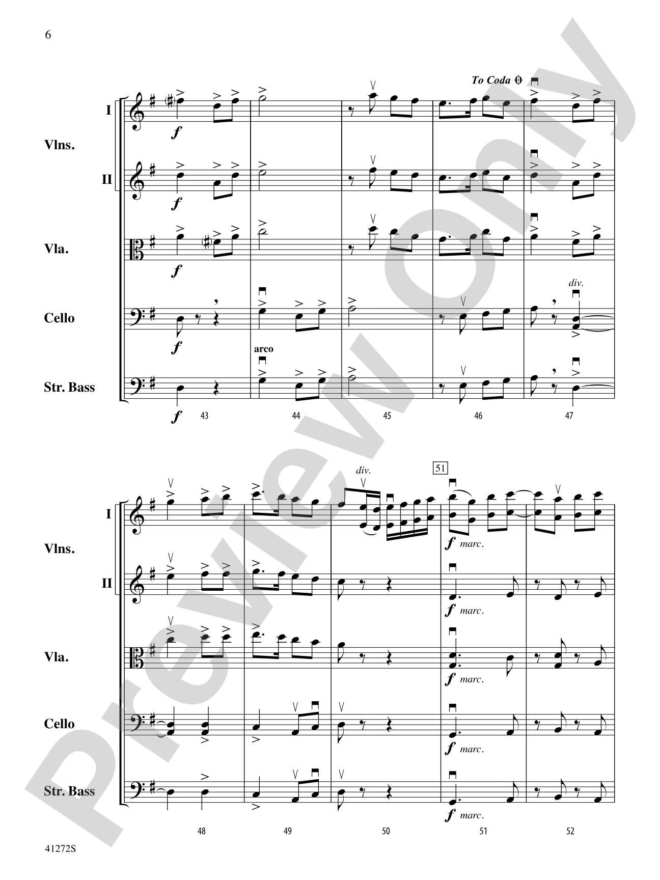 Westridge Overture: String Orchestra Conductor Score & Parts