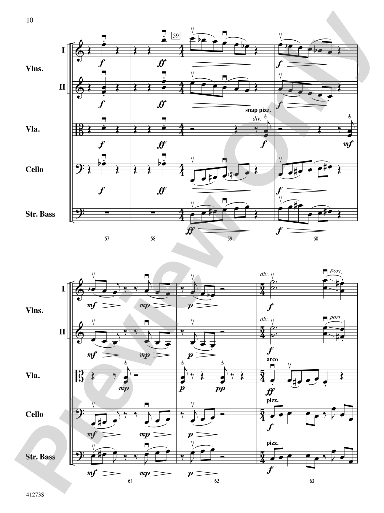 Waltz for Wobbly Wilfred: String Orchestra Conductor Score & Parts