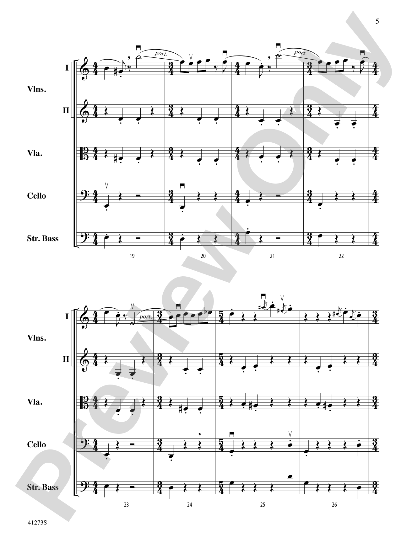 Waltz for Wobbly Wilfred: String Orchestra Conductor Score & Parts