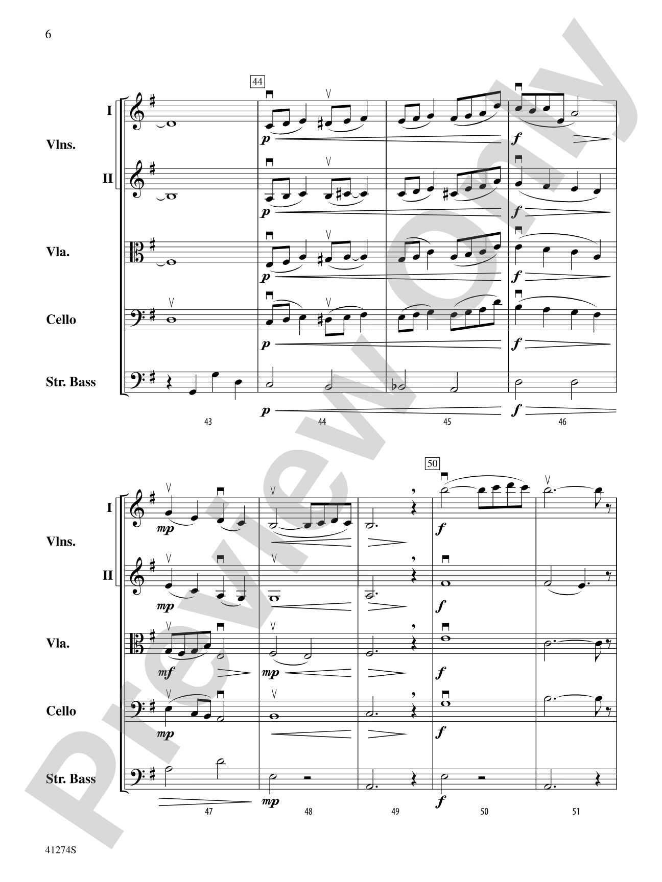 Cloud Dance: String Orchestra Conductor Score & Parts