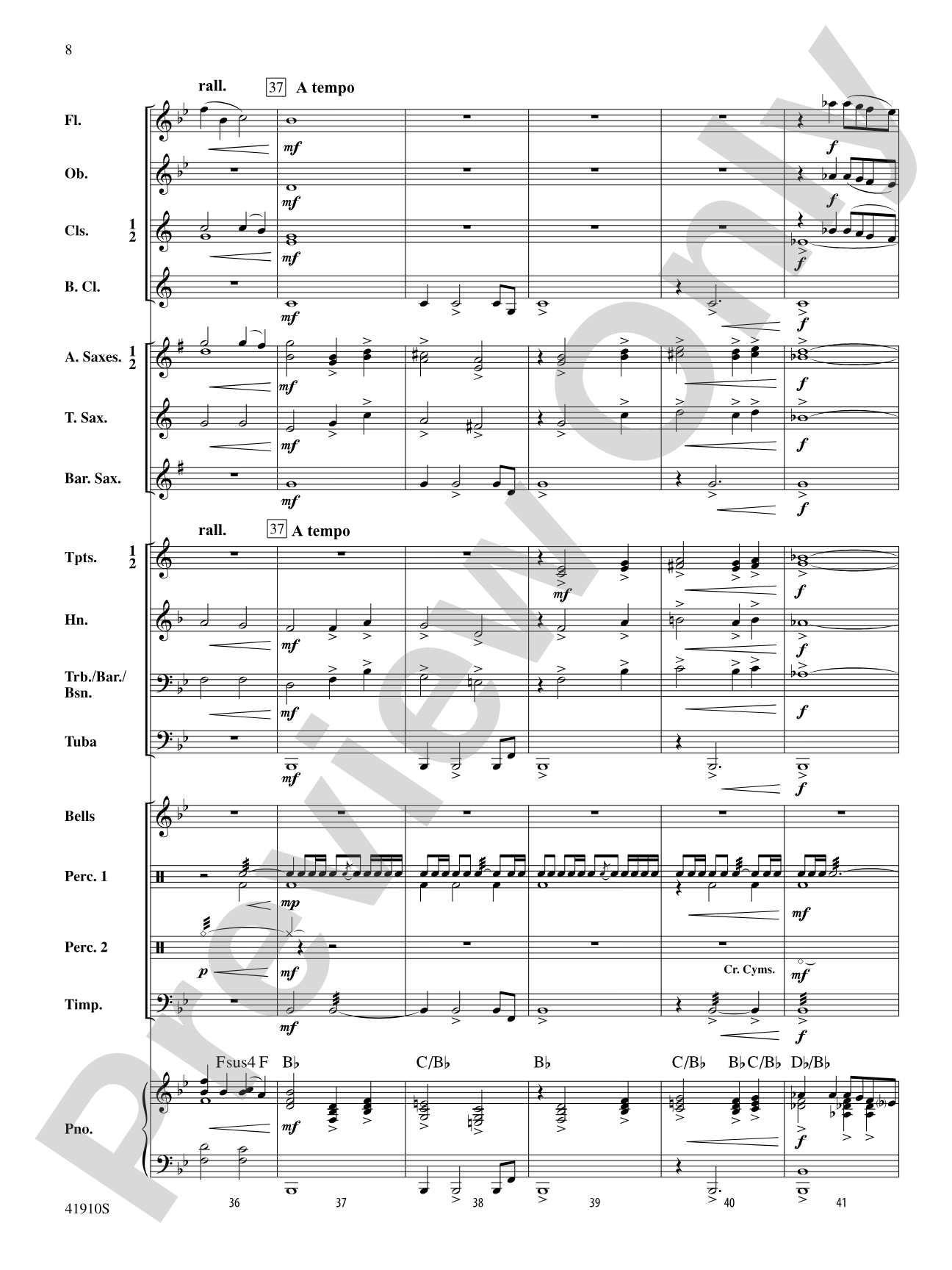 The Spirit of Thanksgiving: Concert Band Conductor Score & Parts