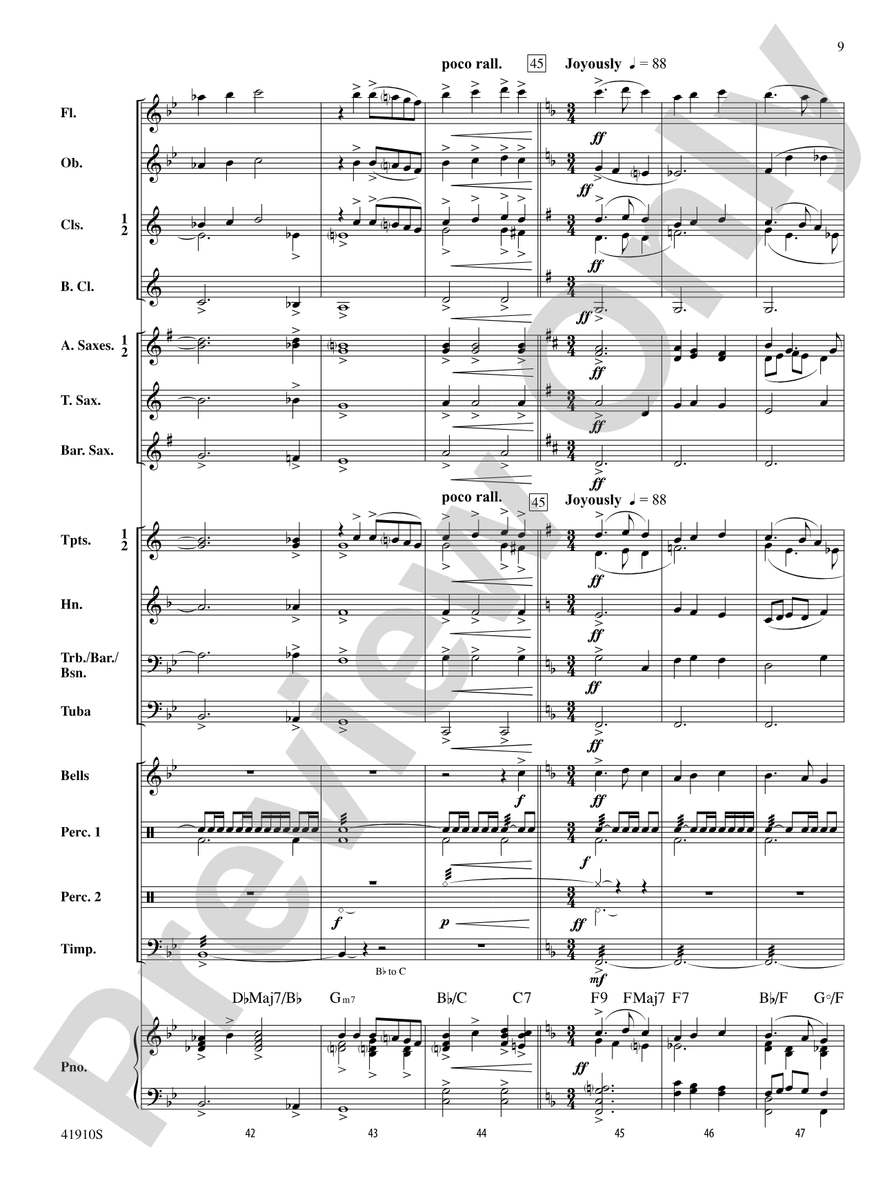 The Spirit of Thanksgiving: Concert Band Conductor Score & Parts