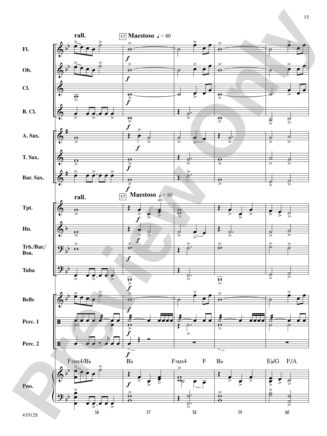 Edifice: Concert Band Conductor Score & Parts